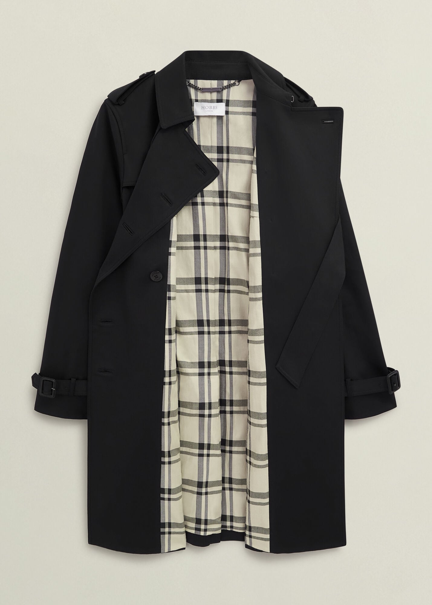 Petite Skylar Shower Resistant Trench Coat