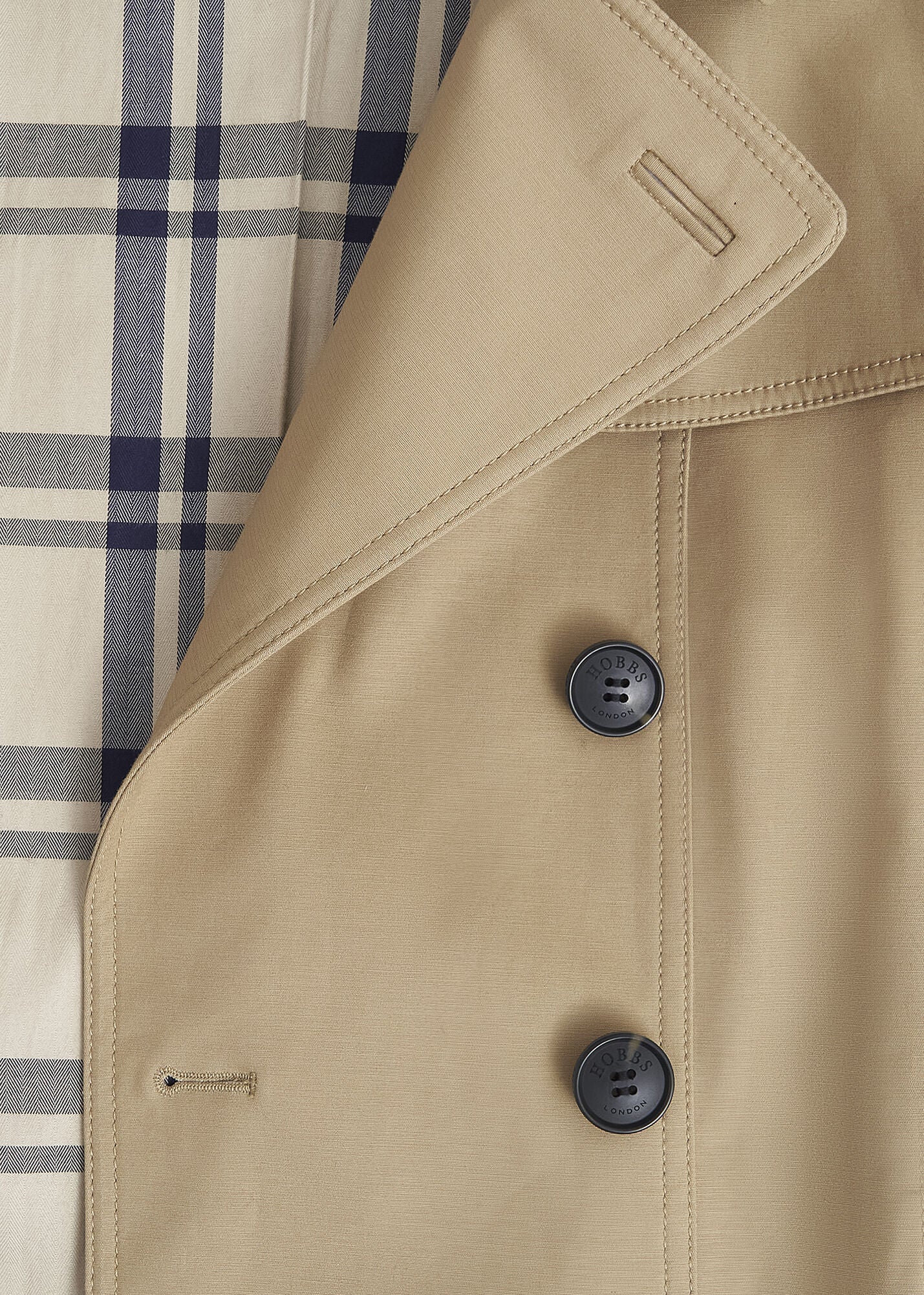 Petite Skylar Shower Resistant Trench Coat