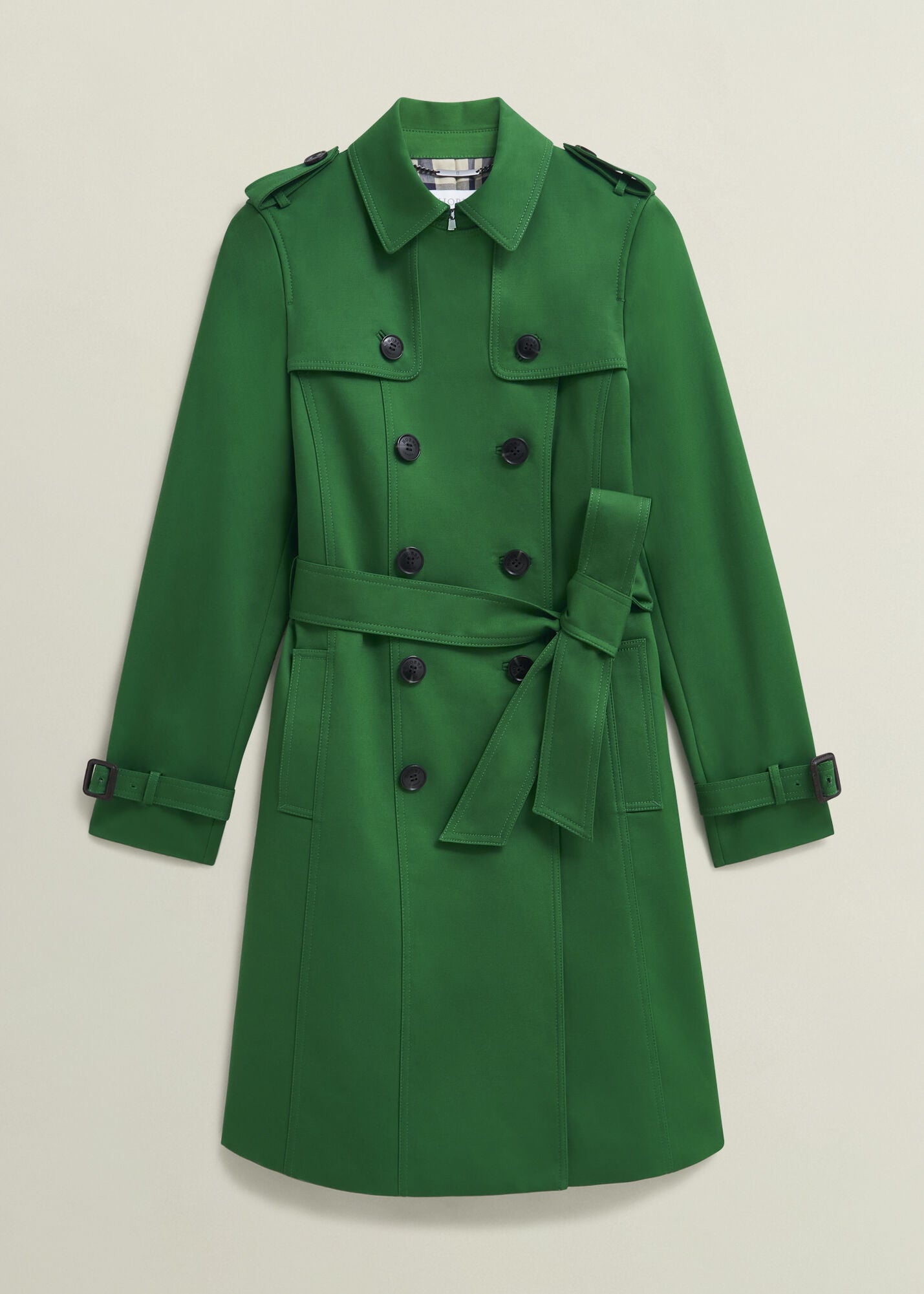 Petite Skylar Shower Resistant Trench Coat