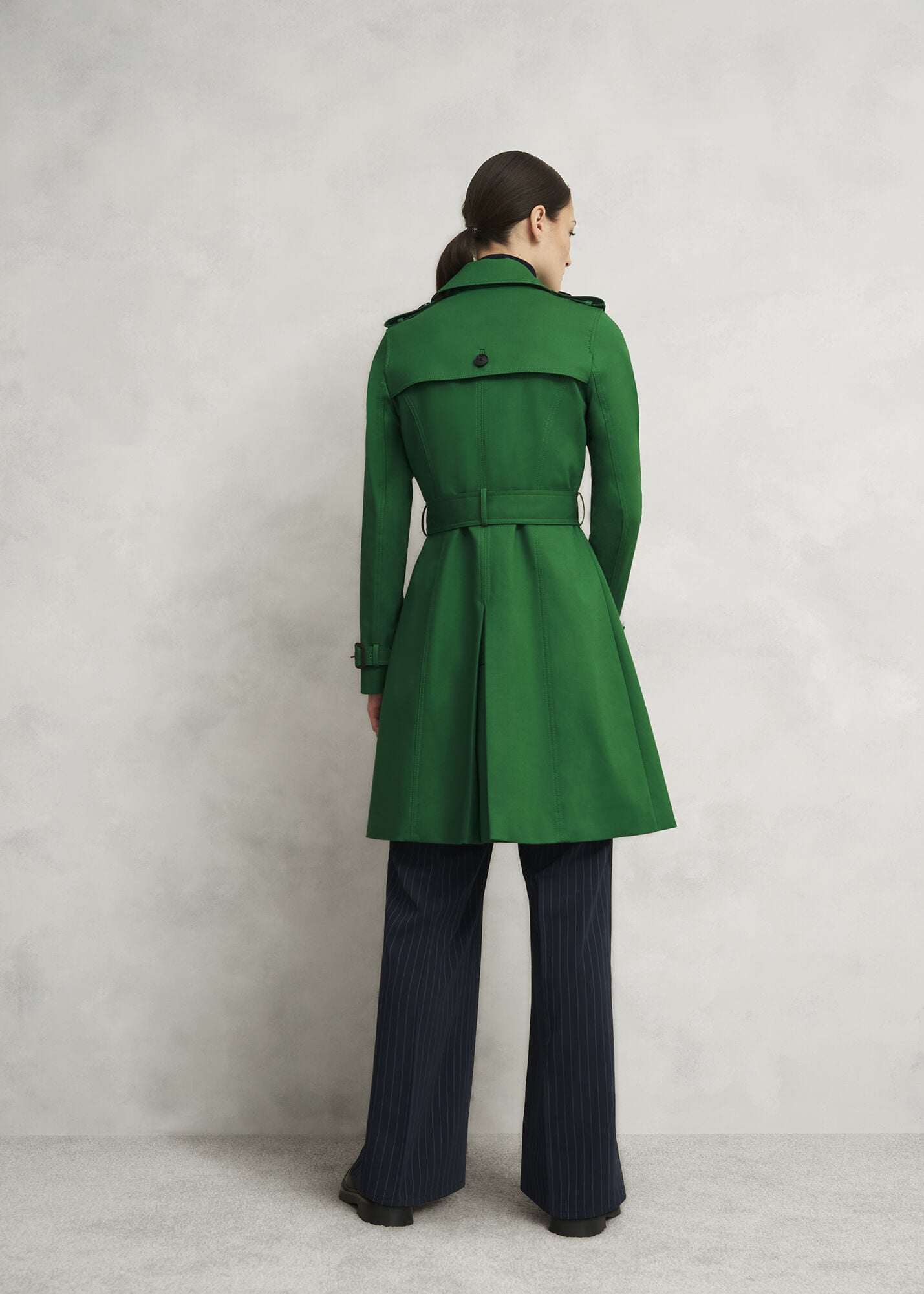 Petite Skylar Shower Resistant Trench Coat