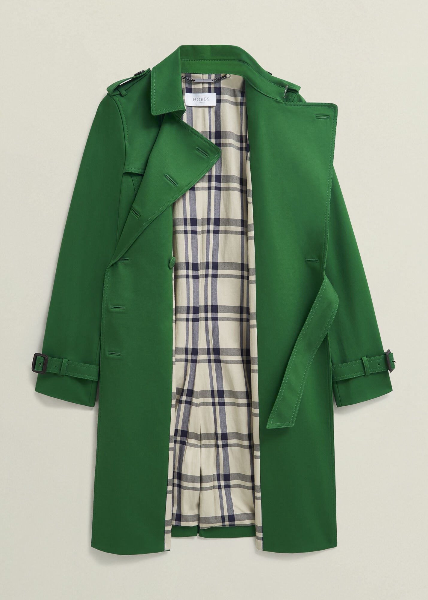 Petite Skylar Shower Resistant Trench Coat