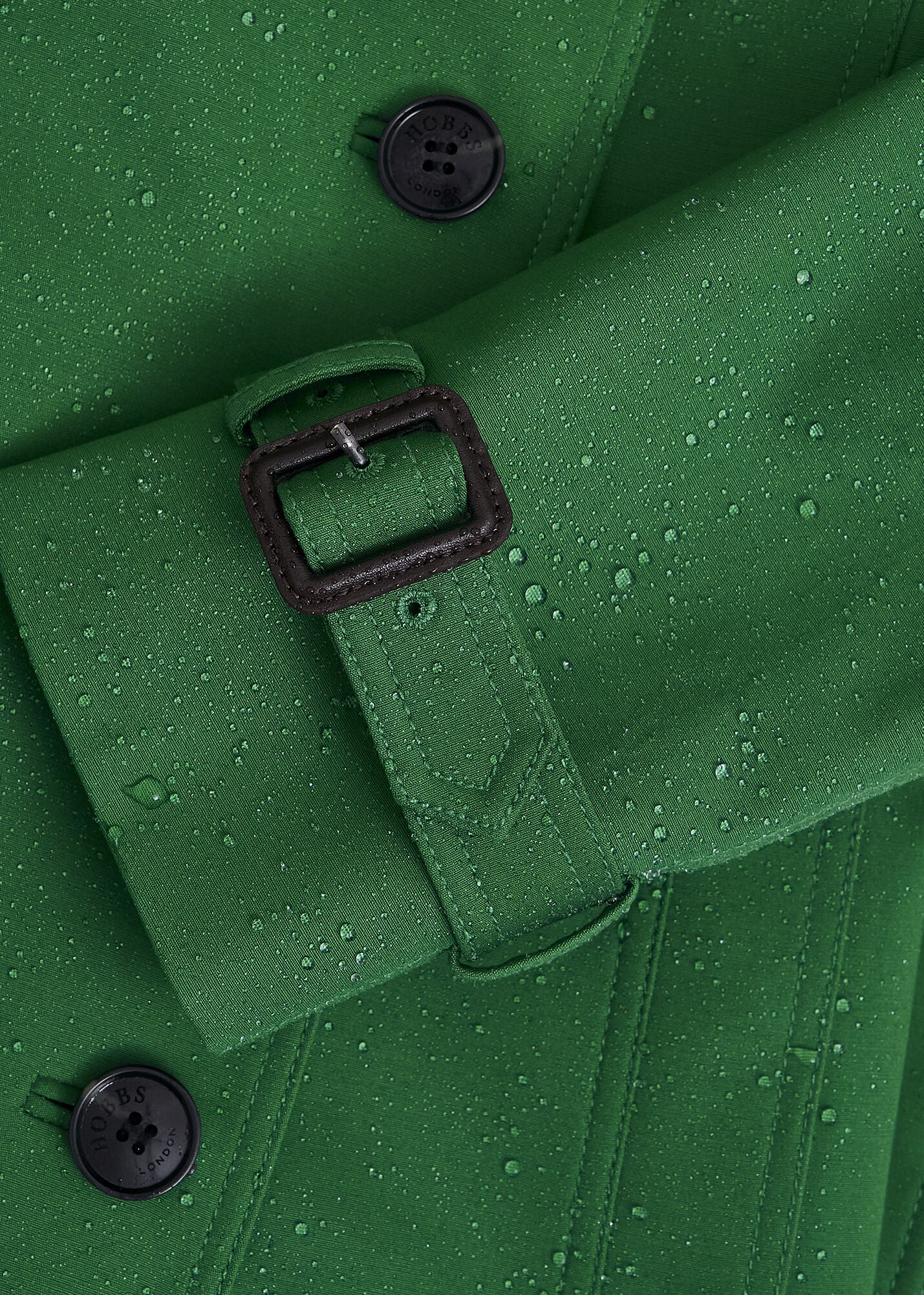 Petite Skylar Shower Resistant Trench Coat