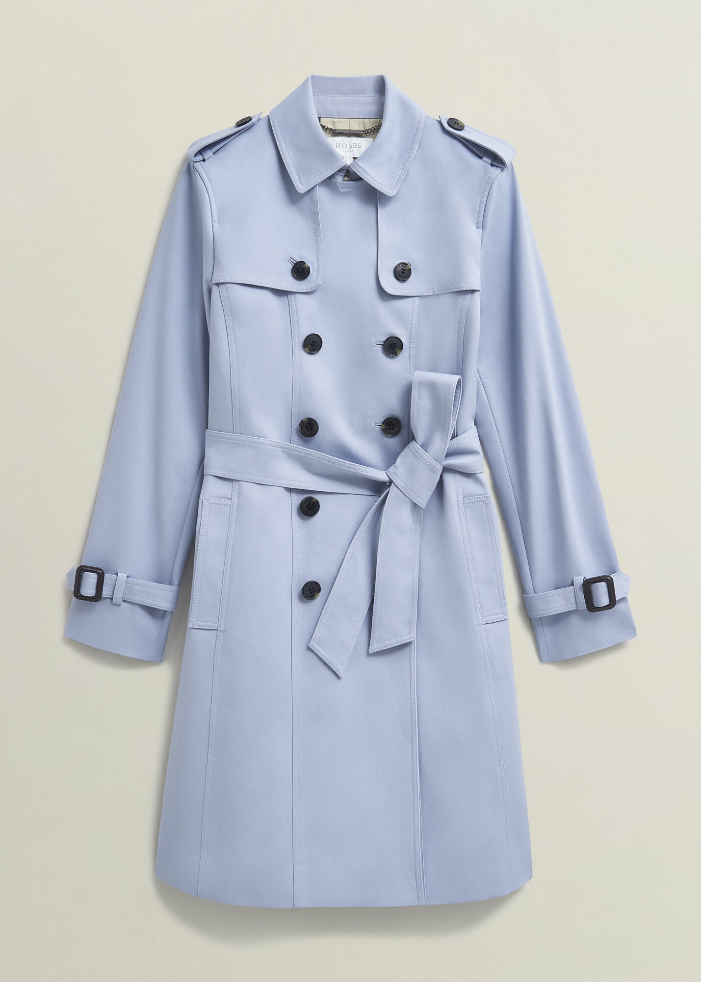 Petite Skylar Shower Resistant Trench Coat
