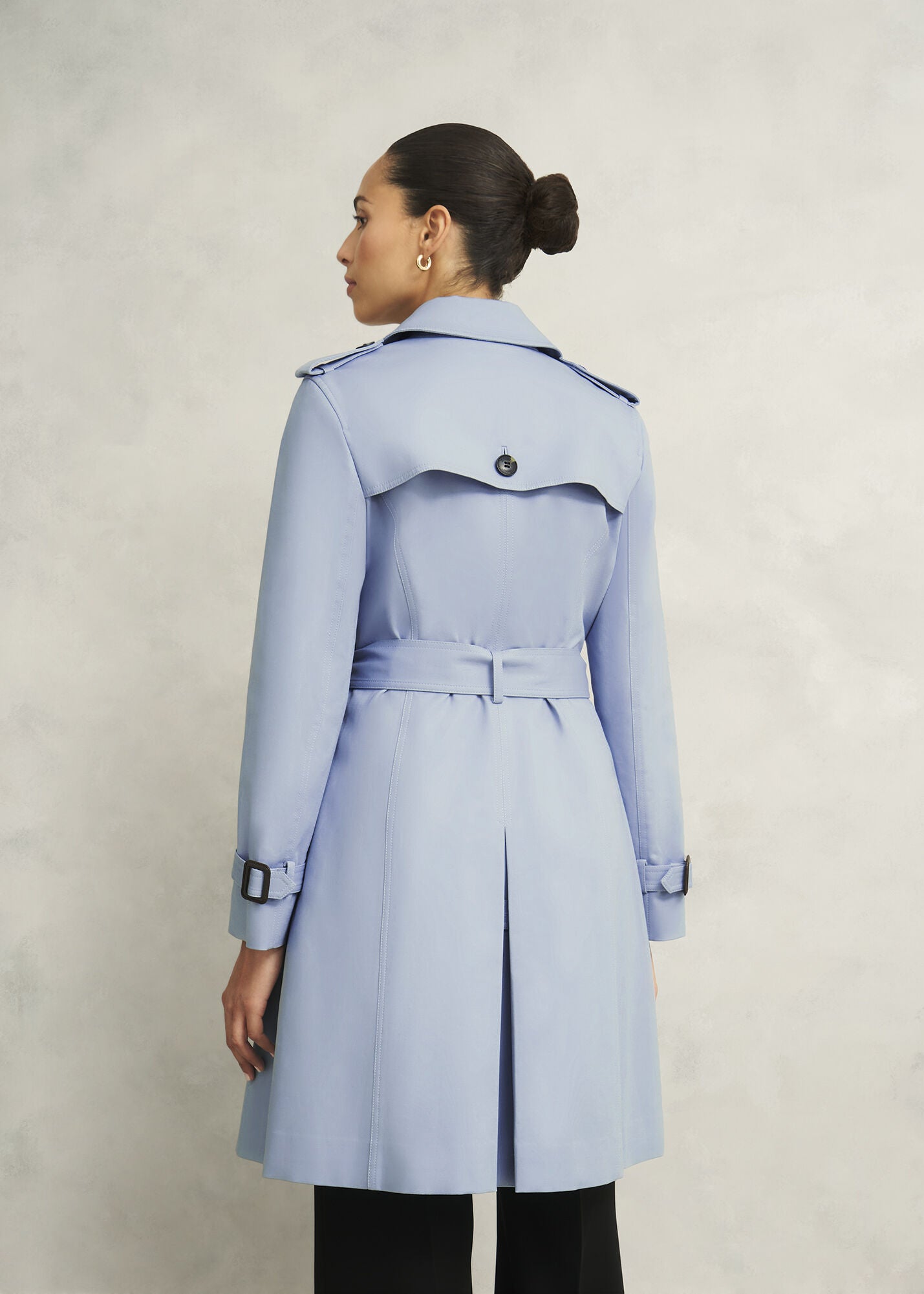 Petite Skylar Shower Resistant Trench Coat
