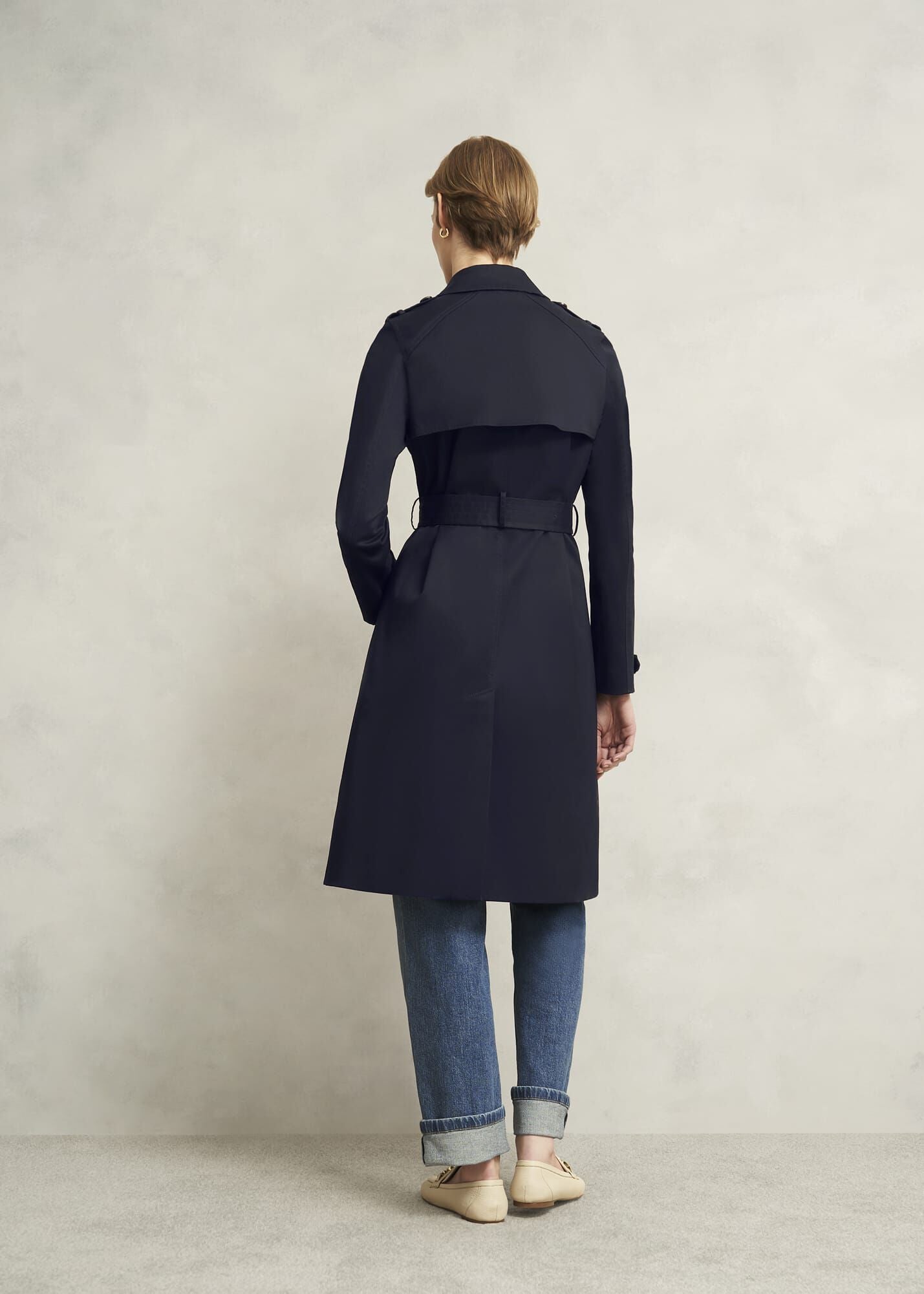 Hallie Shower Resistant Trench