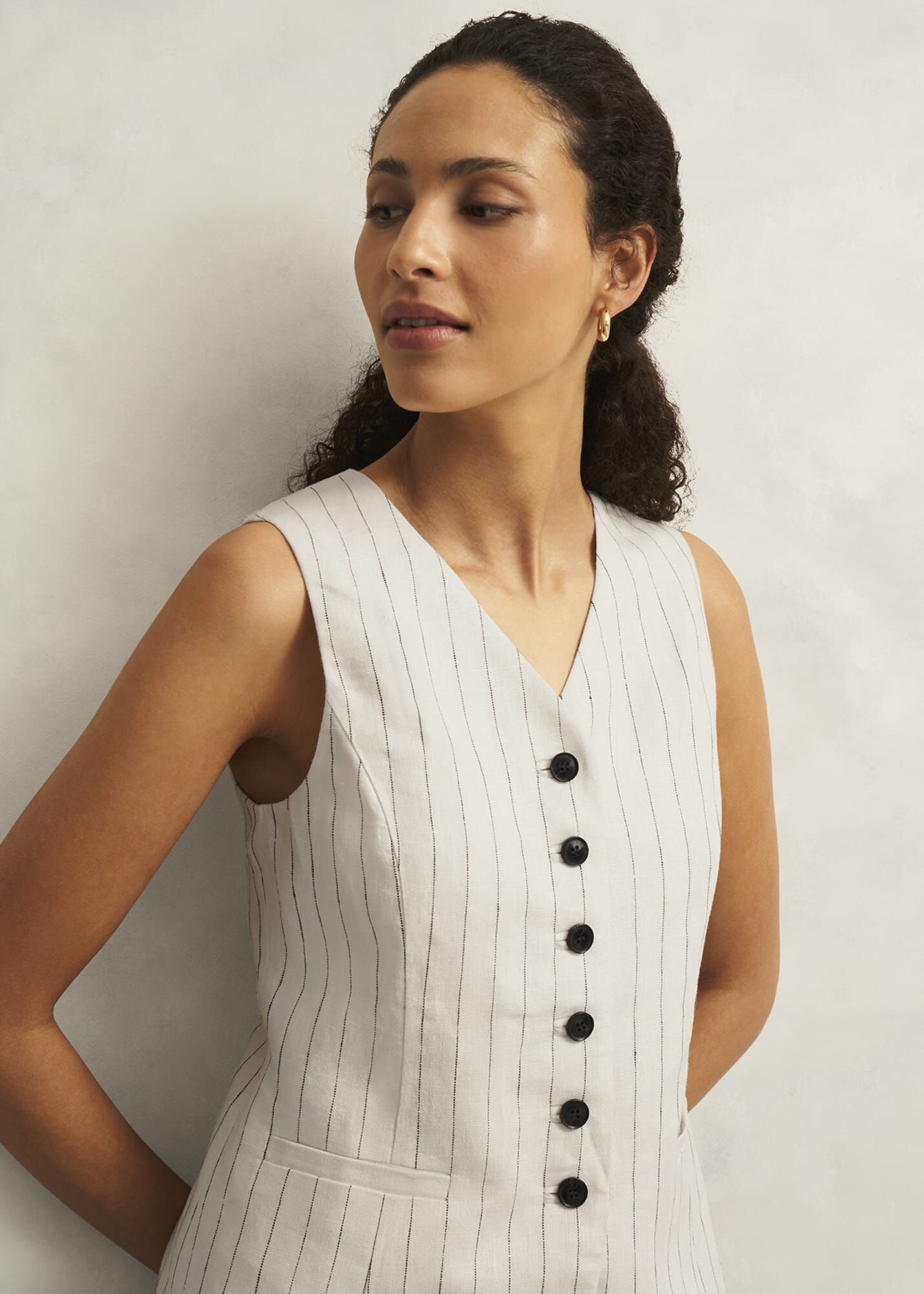 Groombridge Linen Waistcoat