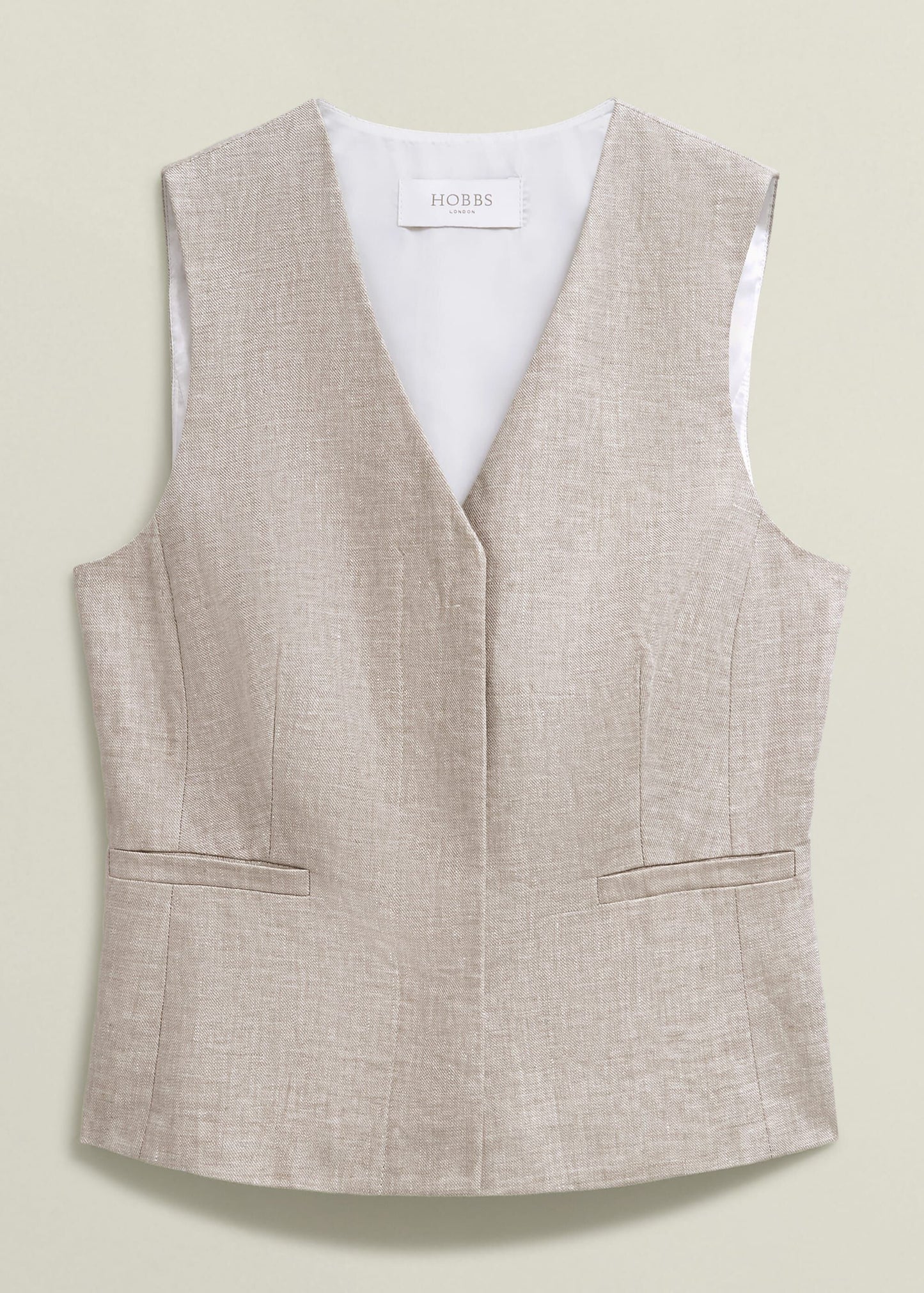 Alessia Linen Waistcoat