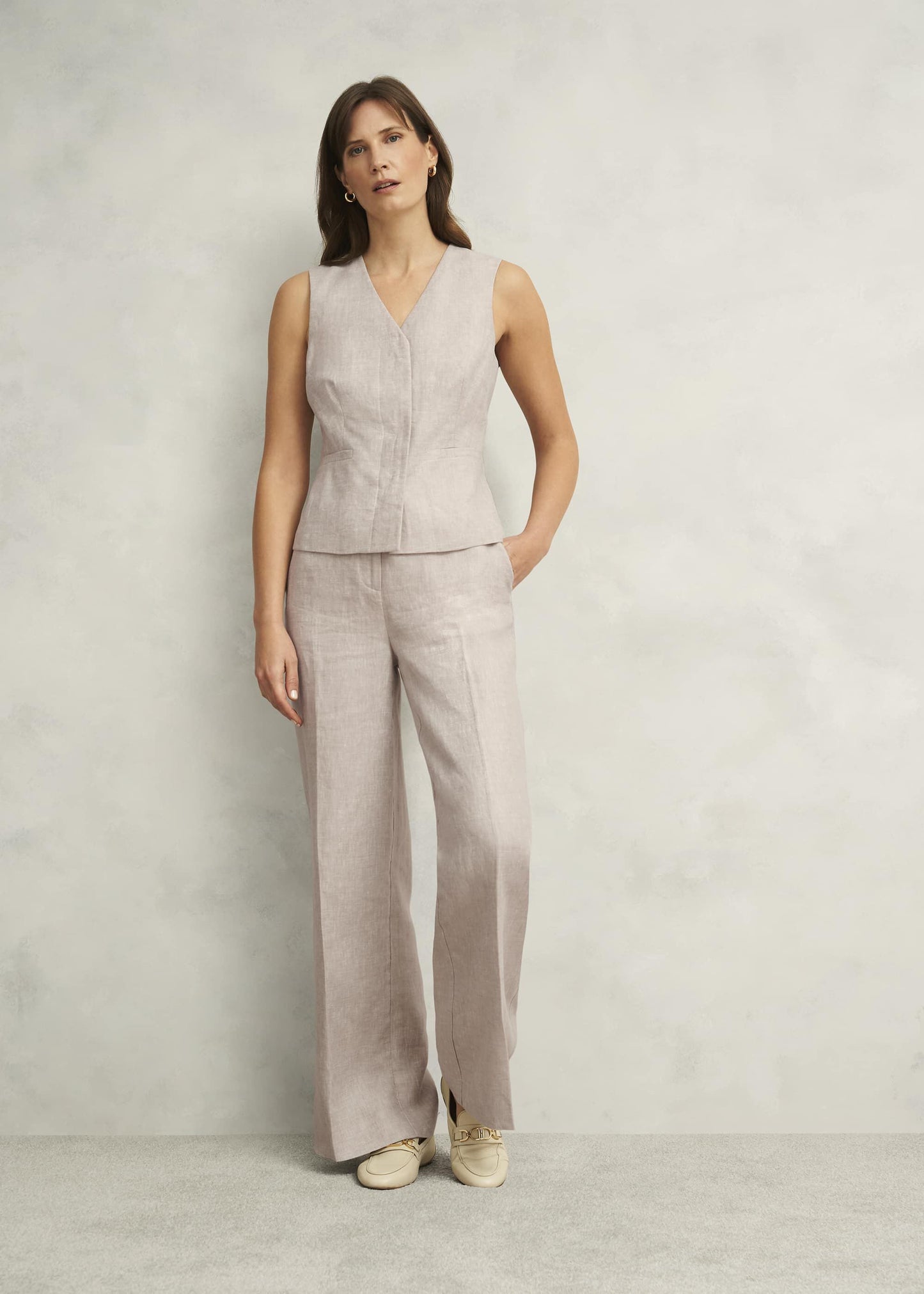 Alessia Linen Waistcoat