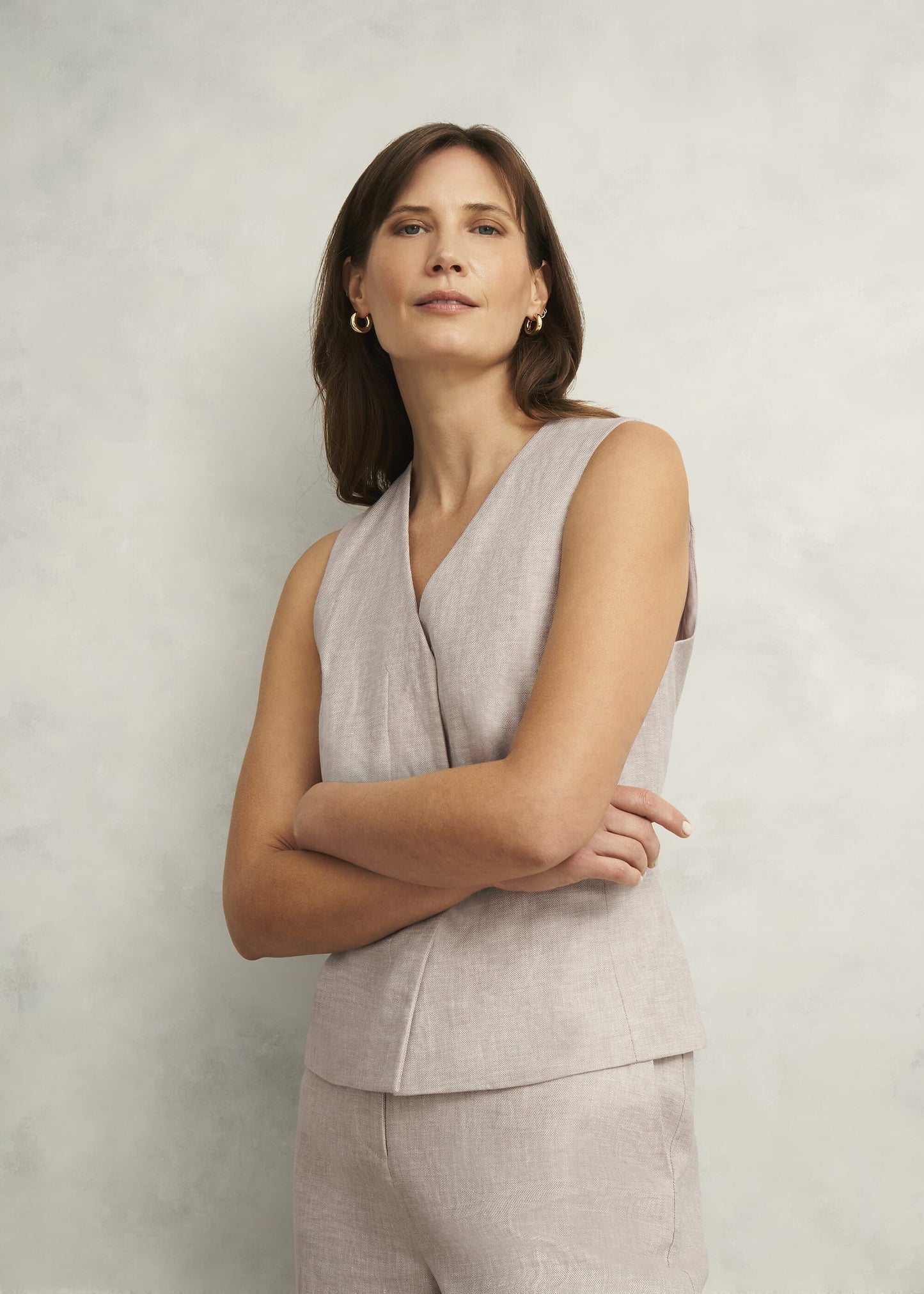 Alessia Linen Waistcoat