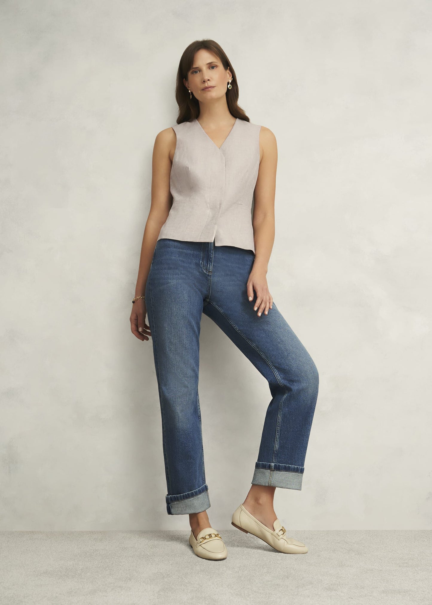 Alessia Linen Waistcoat