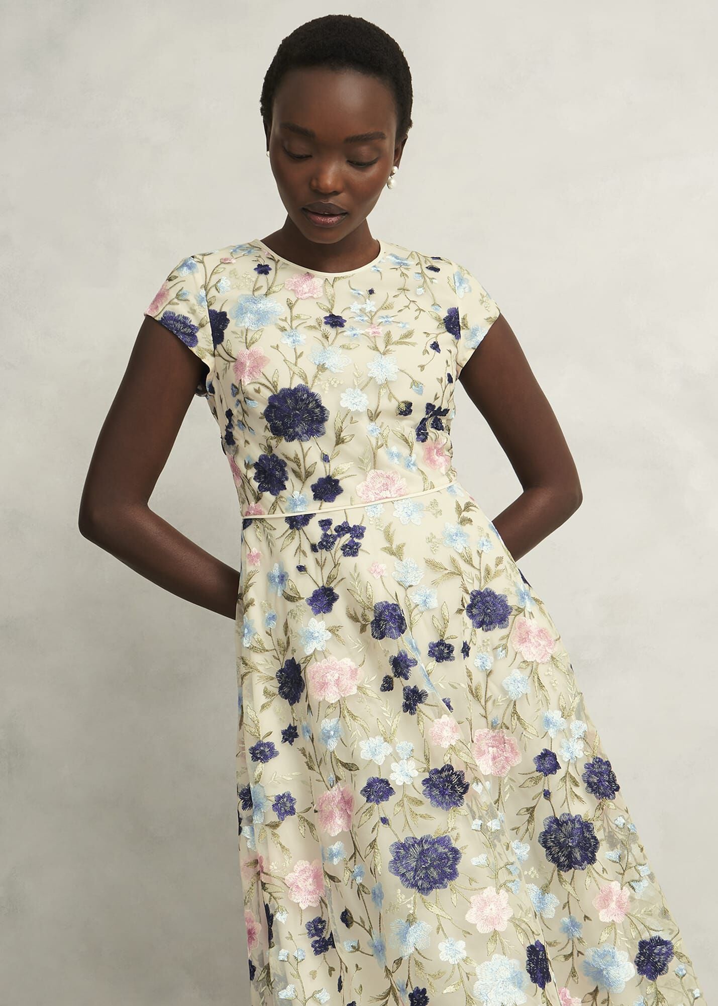 Tia Embroidered Dress