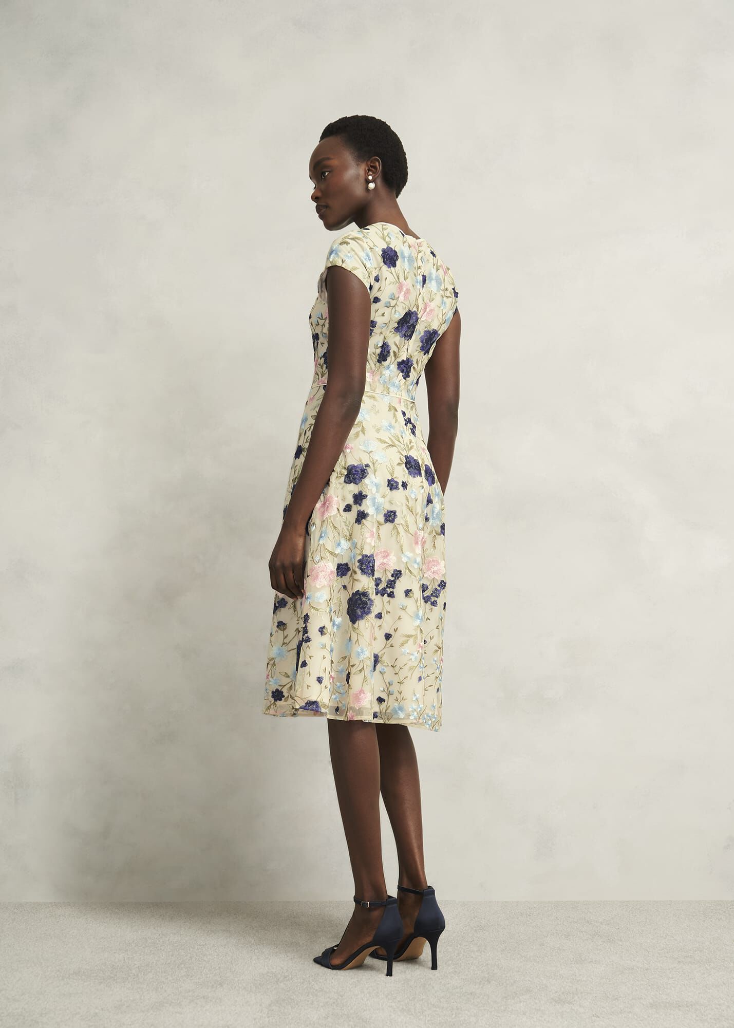 Petite Tia Embroidered Dress