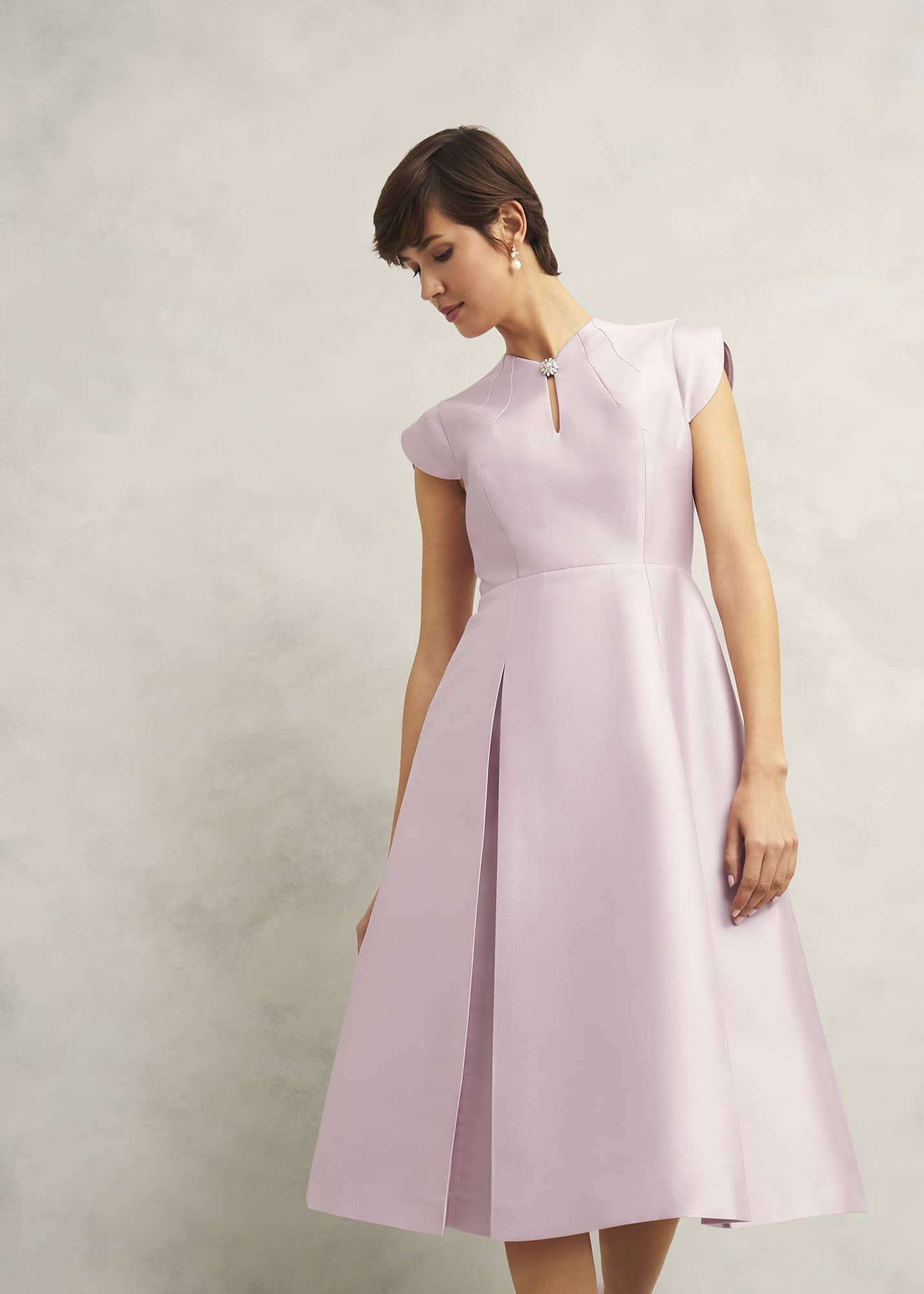 Rhea Wool Silk Dress