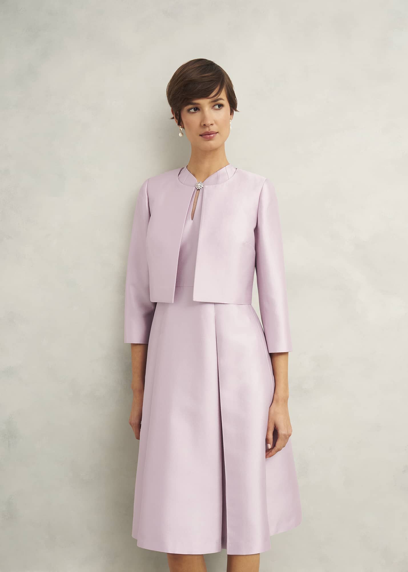 Rhea Wool Silk Dress