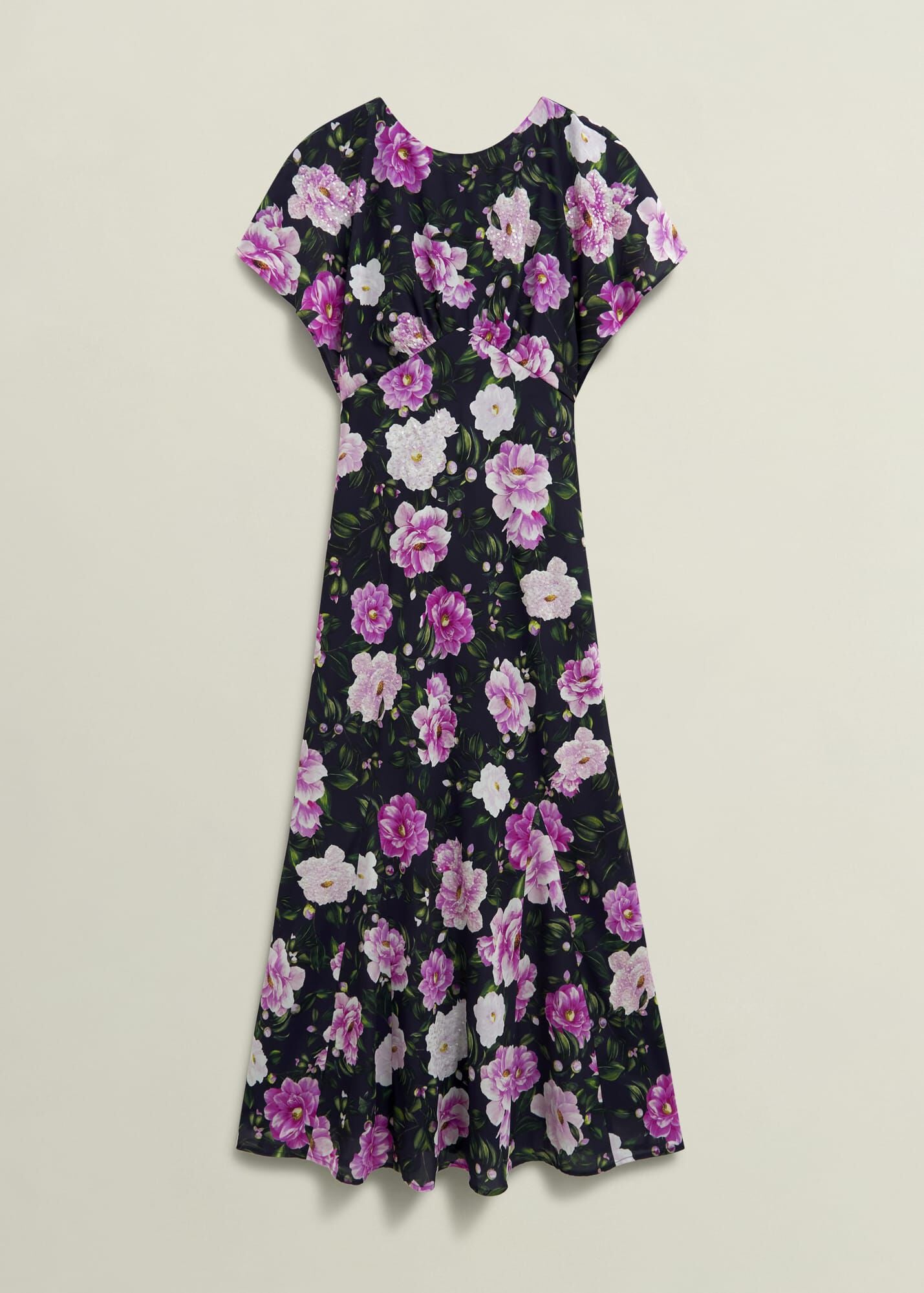 Lalena Sequin Floral Dress