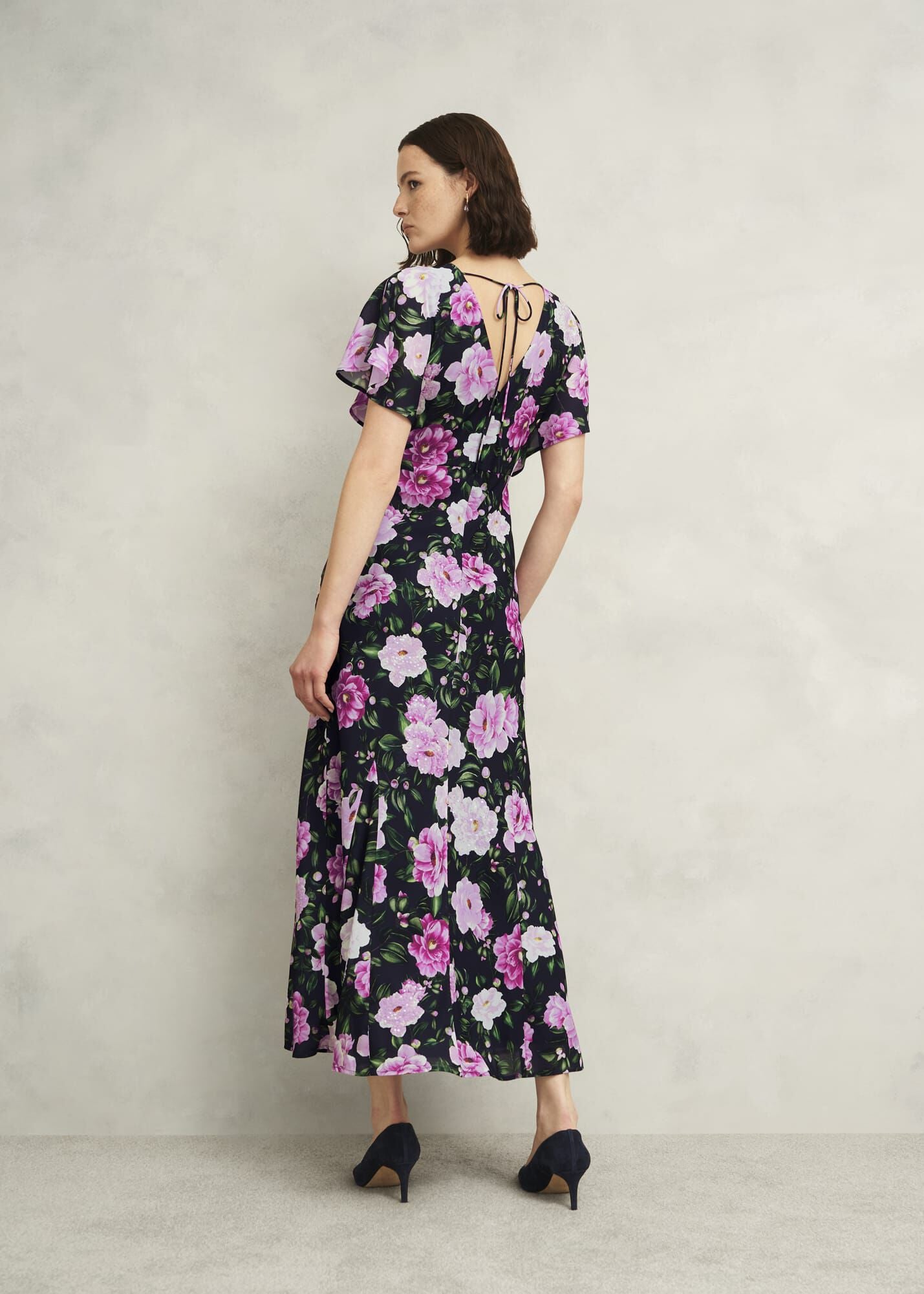 Lalena Sequin Floral Dress