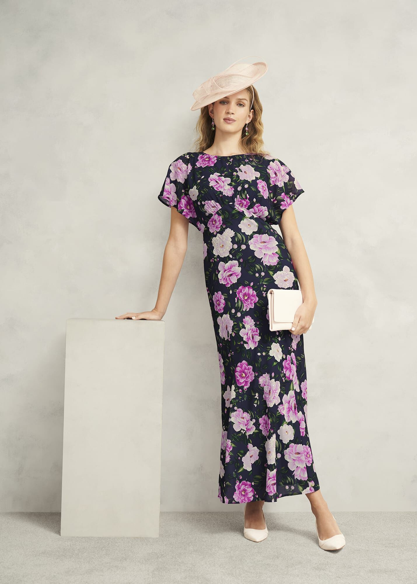 Lalena Sequin Floral Dress