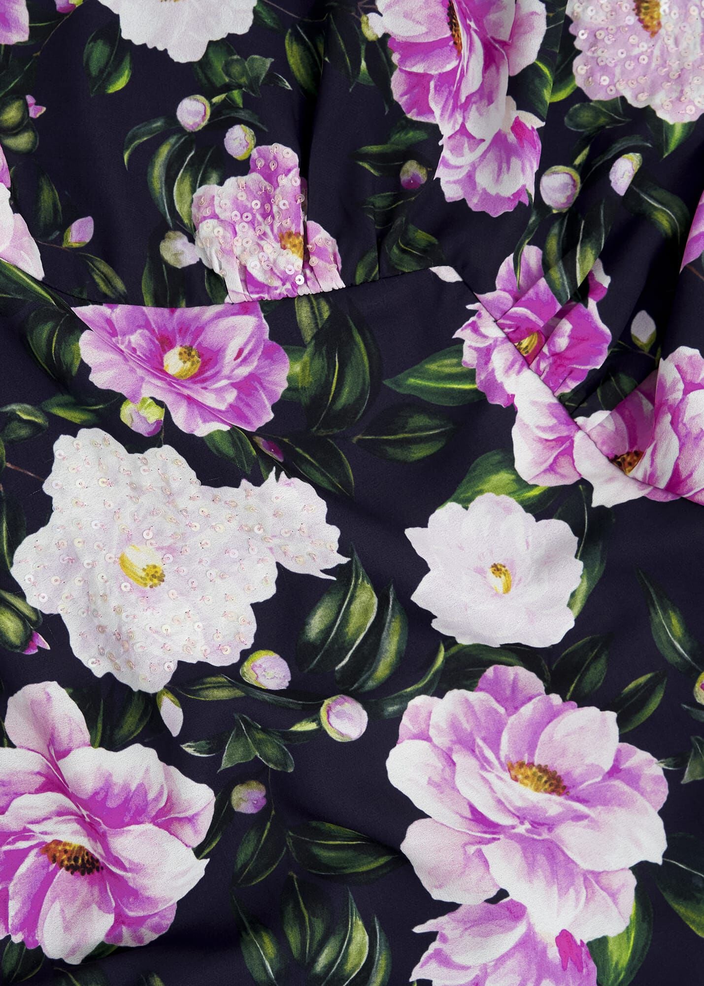 Lalena Sequin Floral Dress