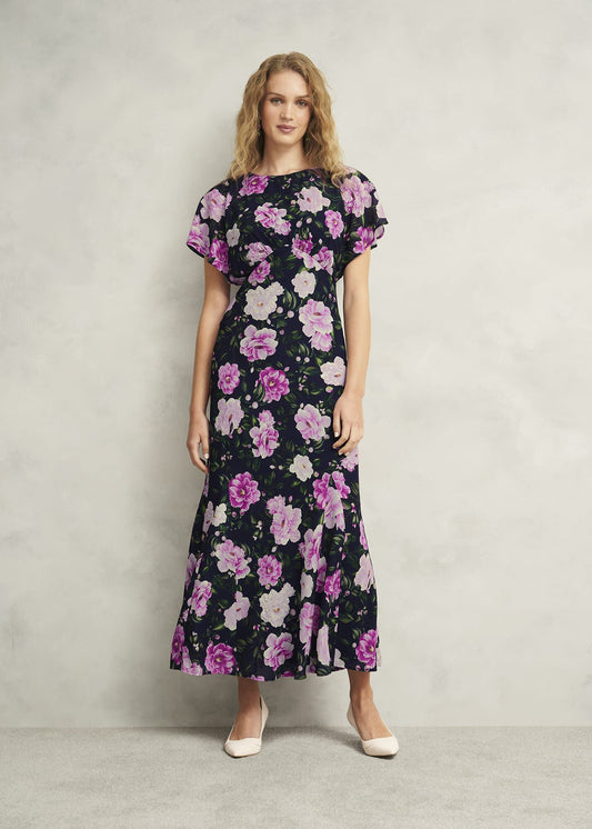 Petite Lalena  Sequin Floral Dress