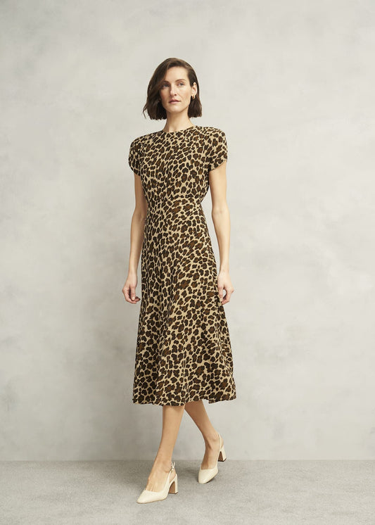 Hampton Leopard Silk Dress