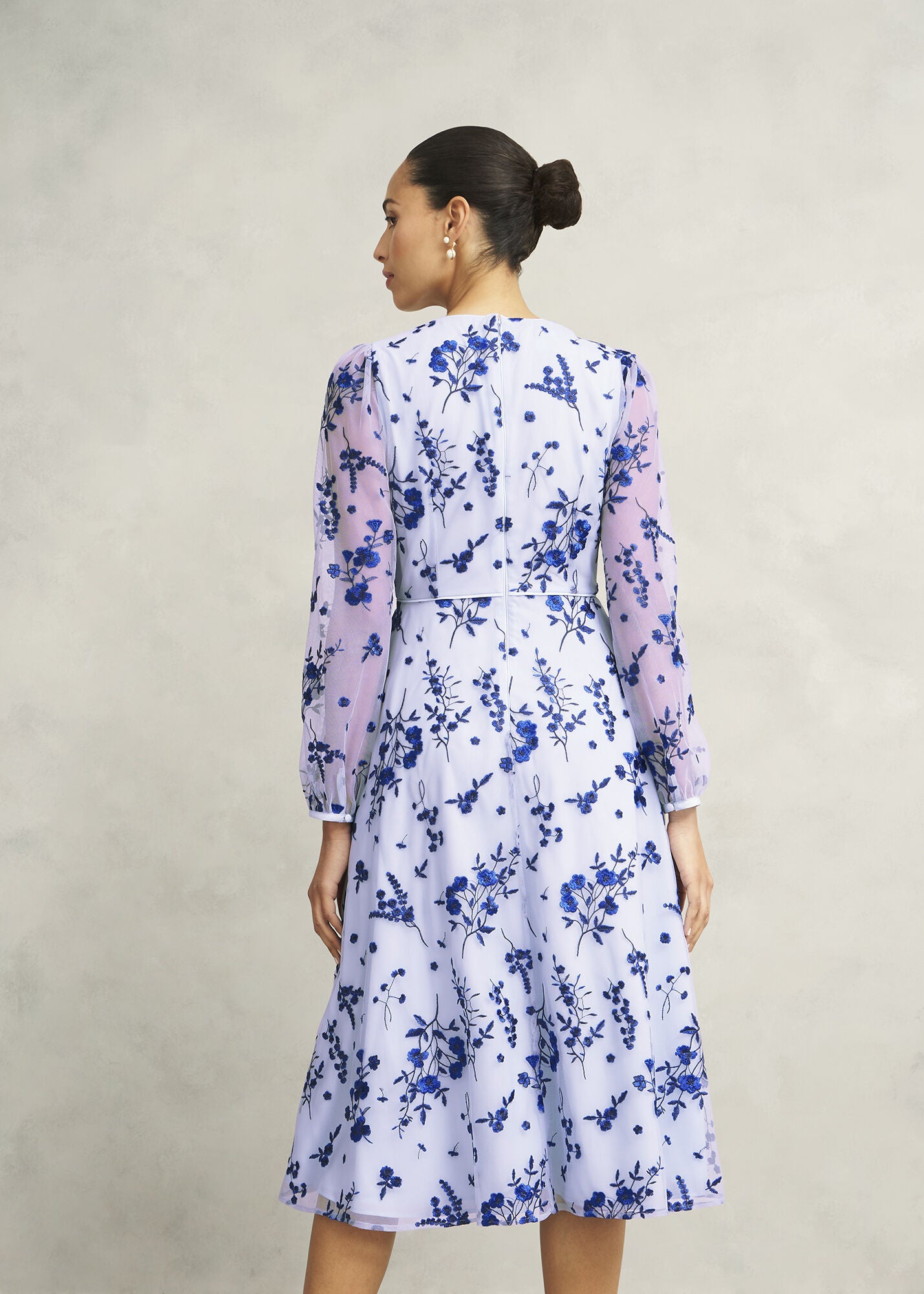 Petite Ella  Embroidered Dress