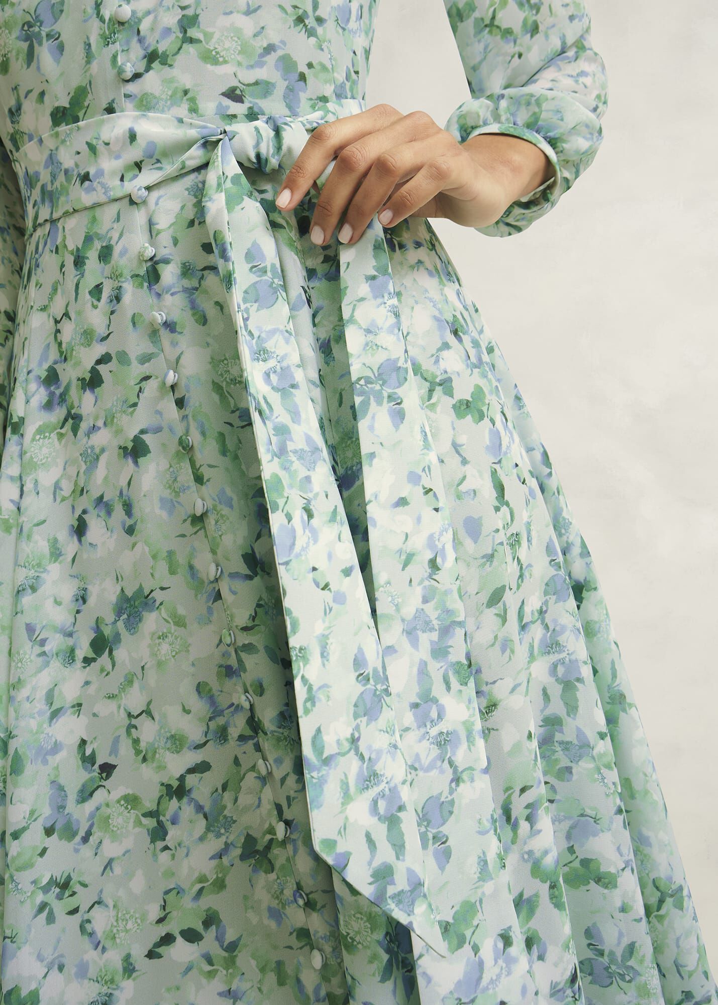 Petite Thea Tie Belted Dress