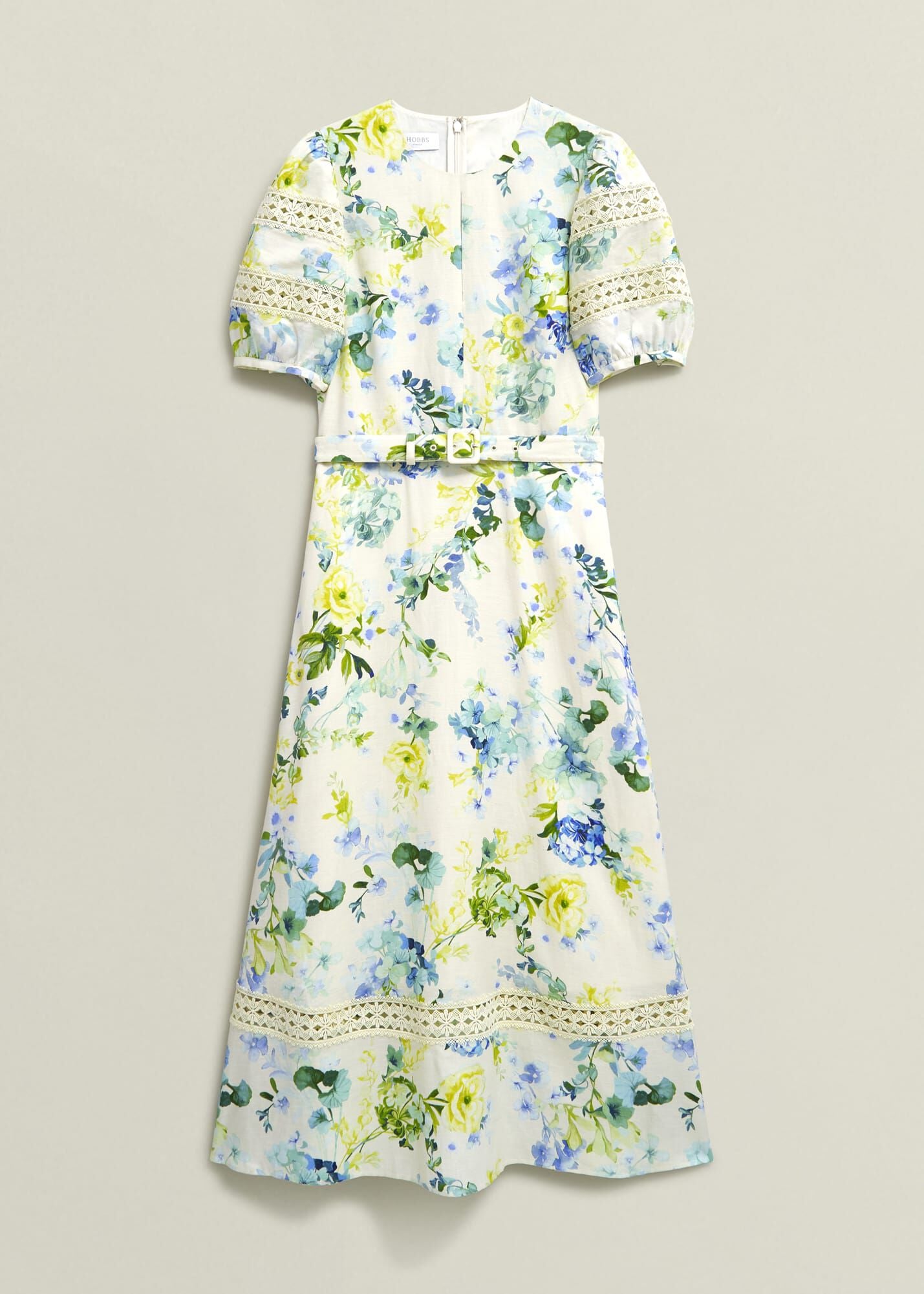 Winnie Floral Linen Dress