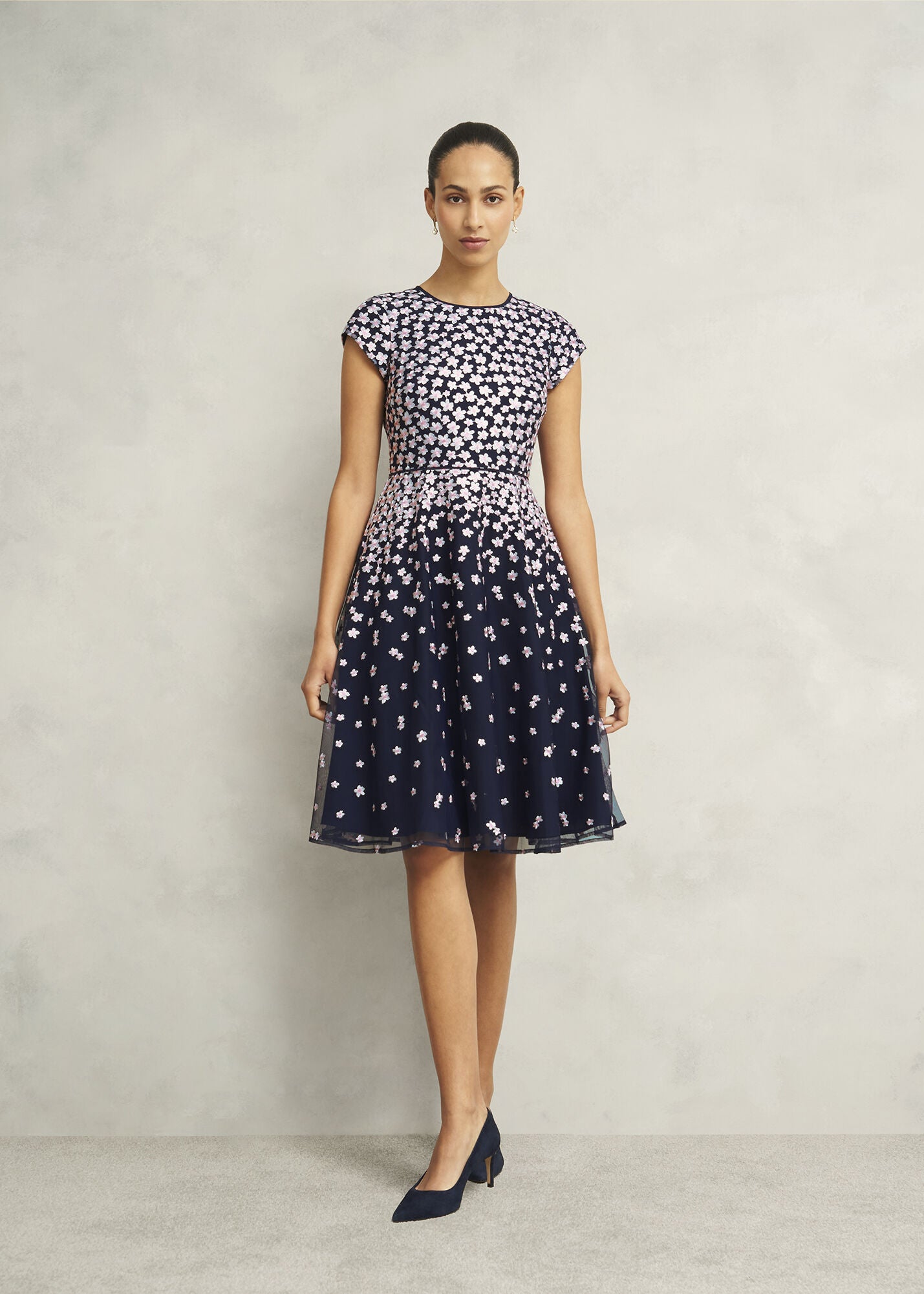 Petite Betty Embroidered Dress
