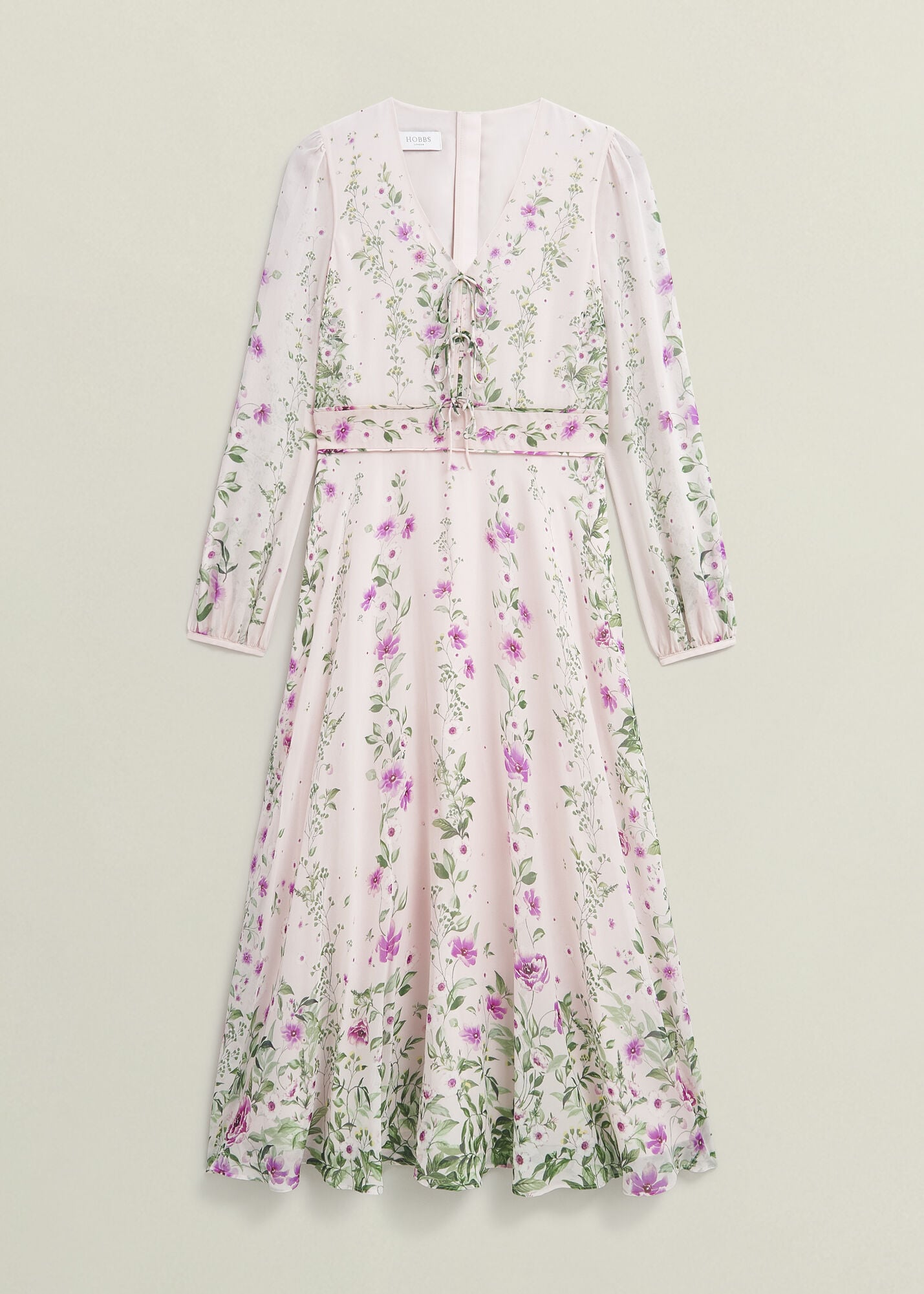 Fay Silk Bow Detail Dress