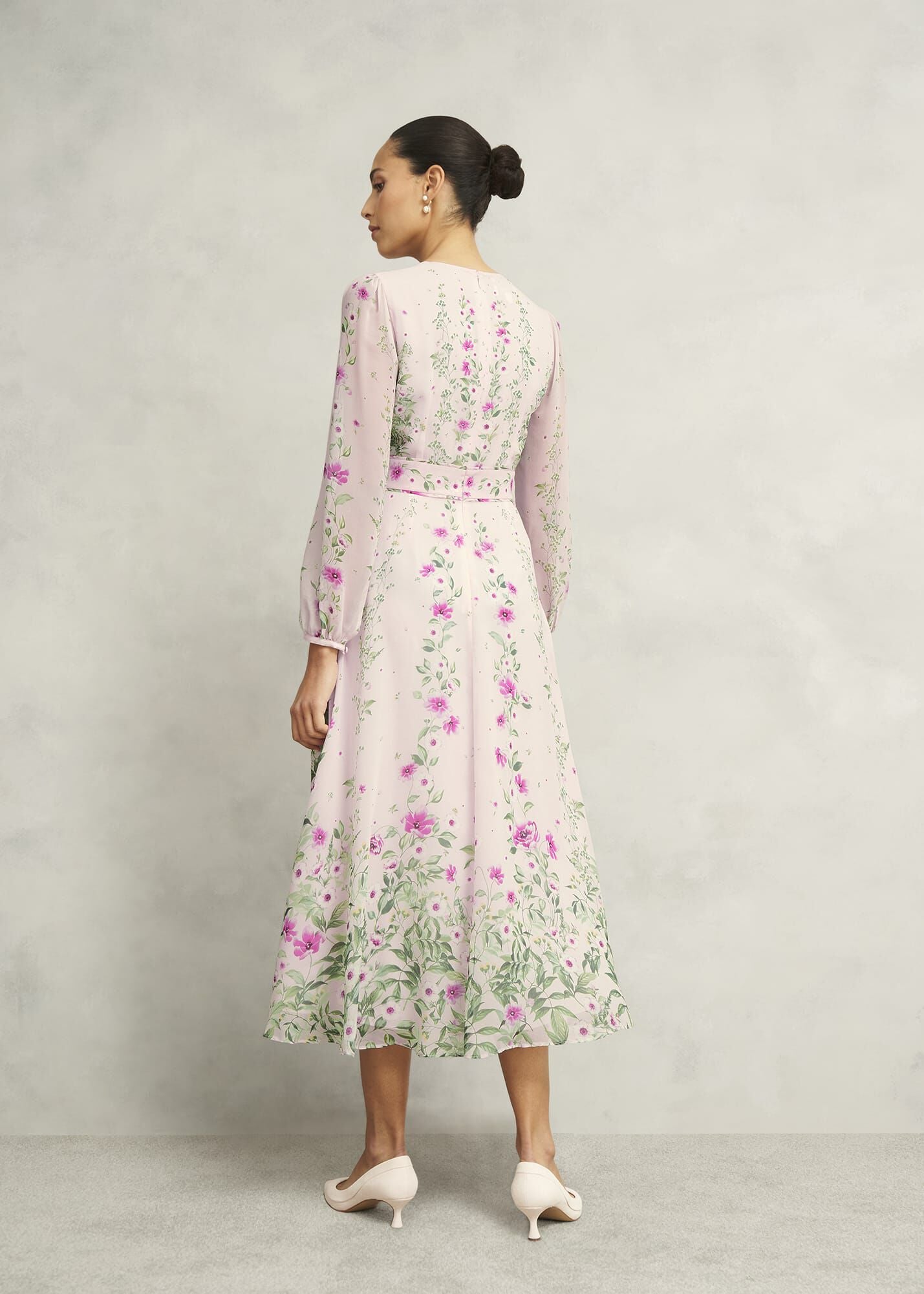 Petite Fay Silk Bow Detail Dress