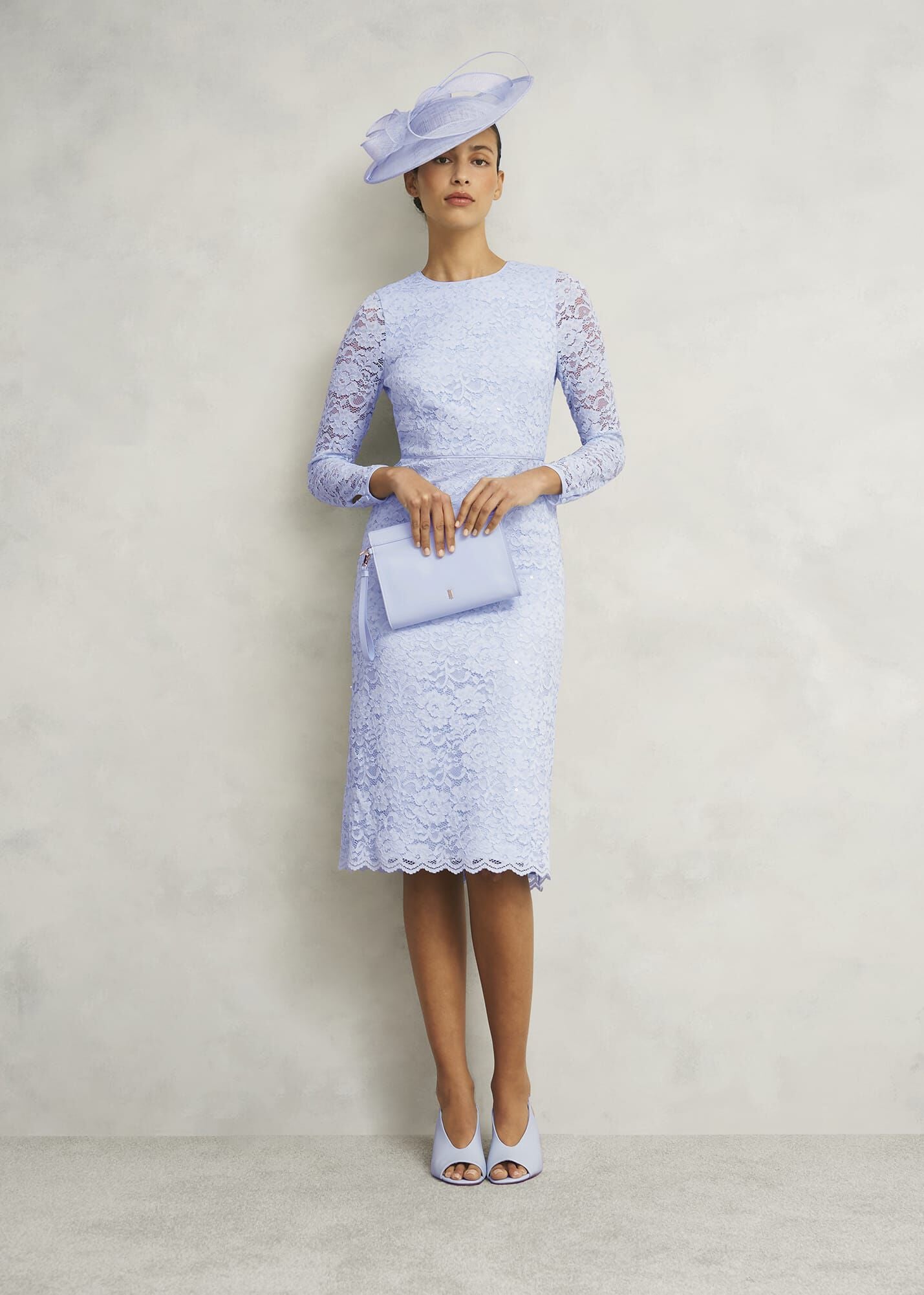 Petite Ottilie Lace Sequin Dress