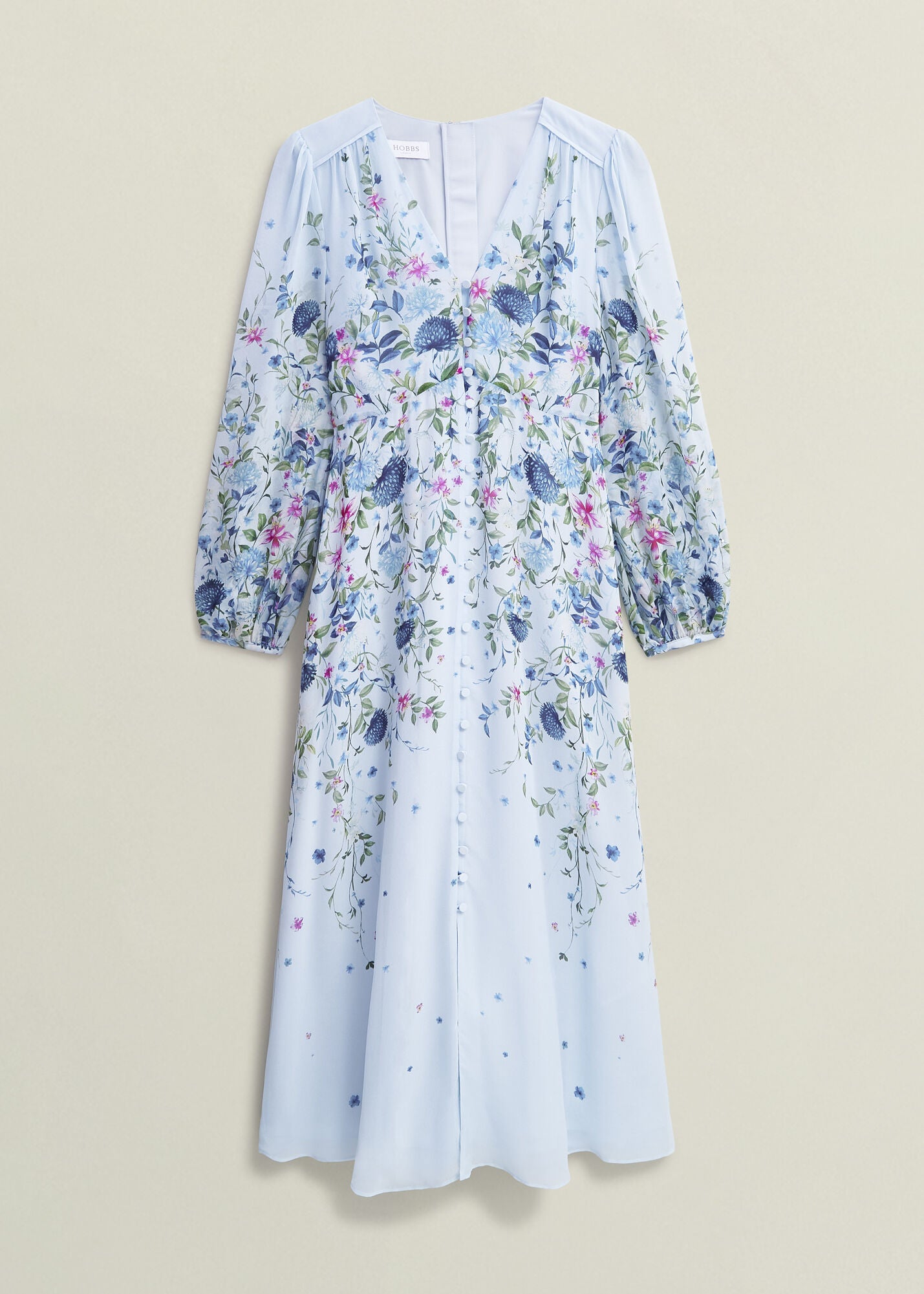 Caversham Floral Silk Dress