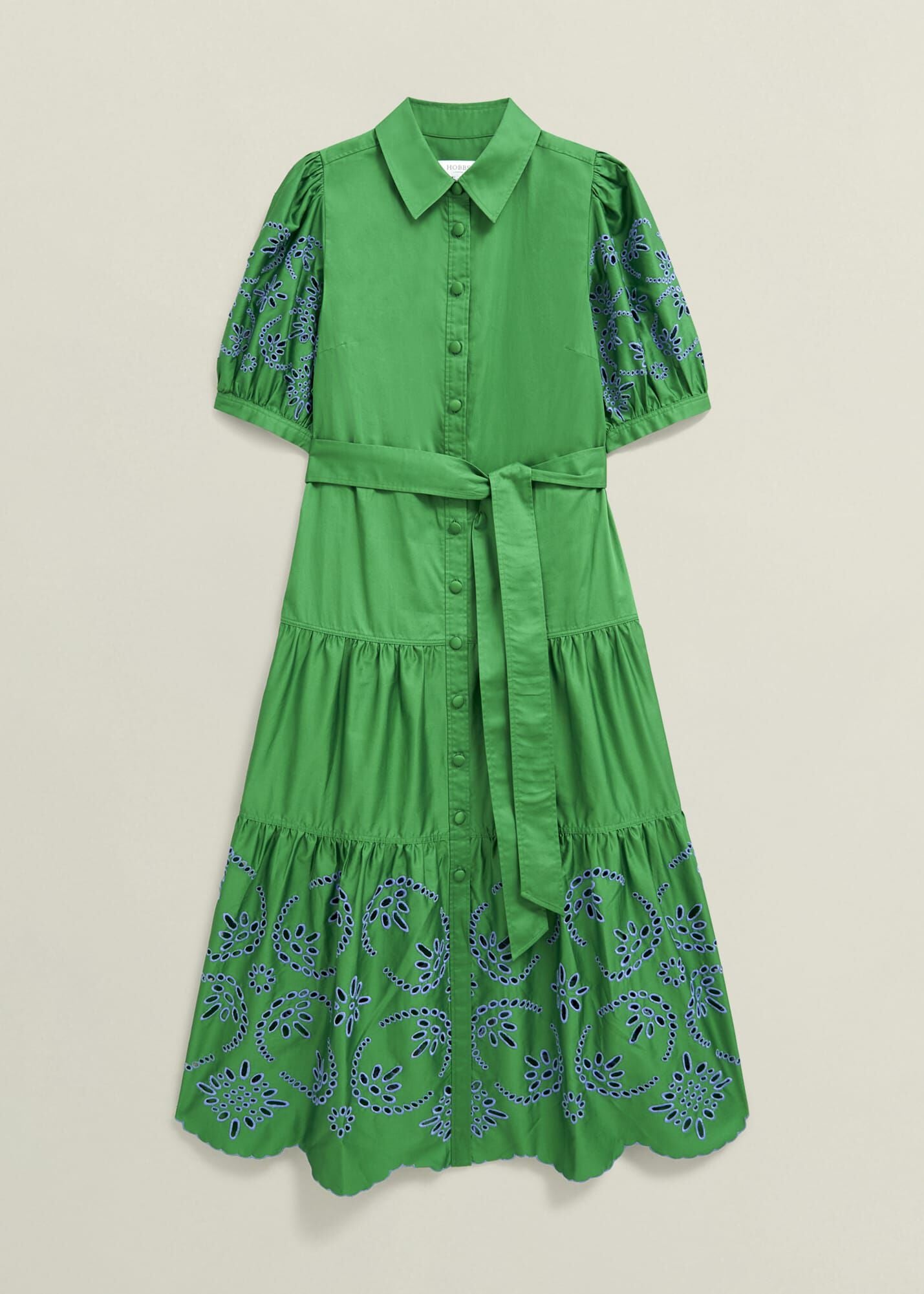 Rosette Broderie Dress