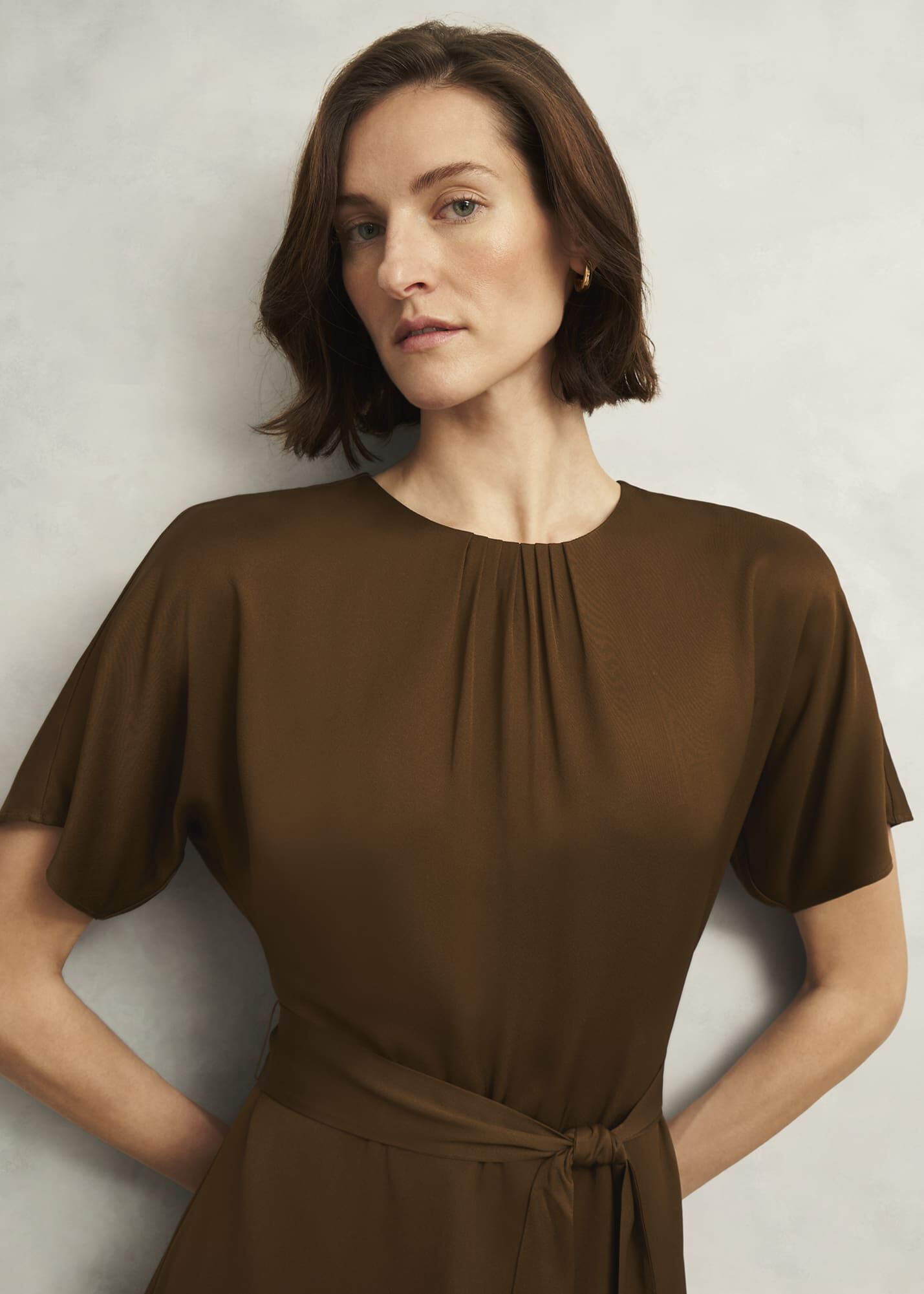 Darracott Tie Waist Midi Dress