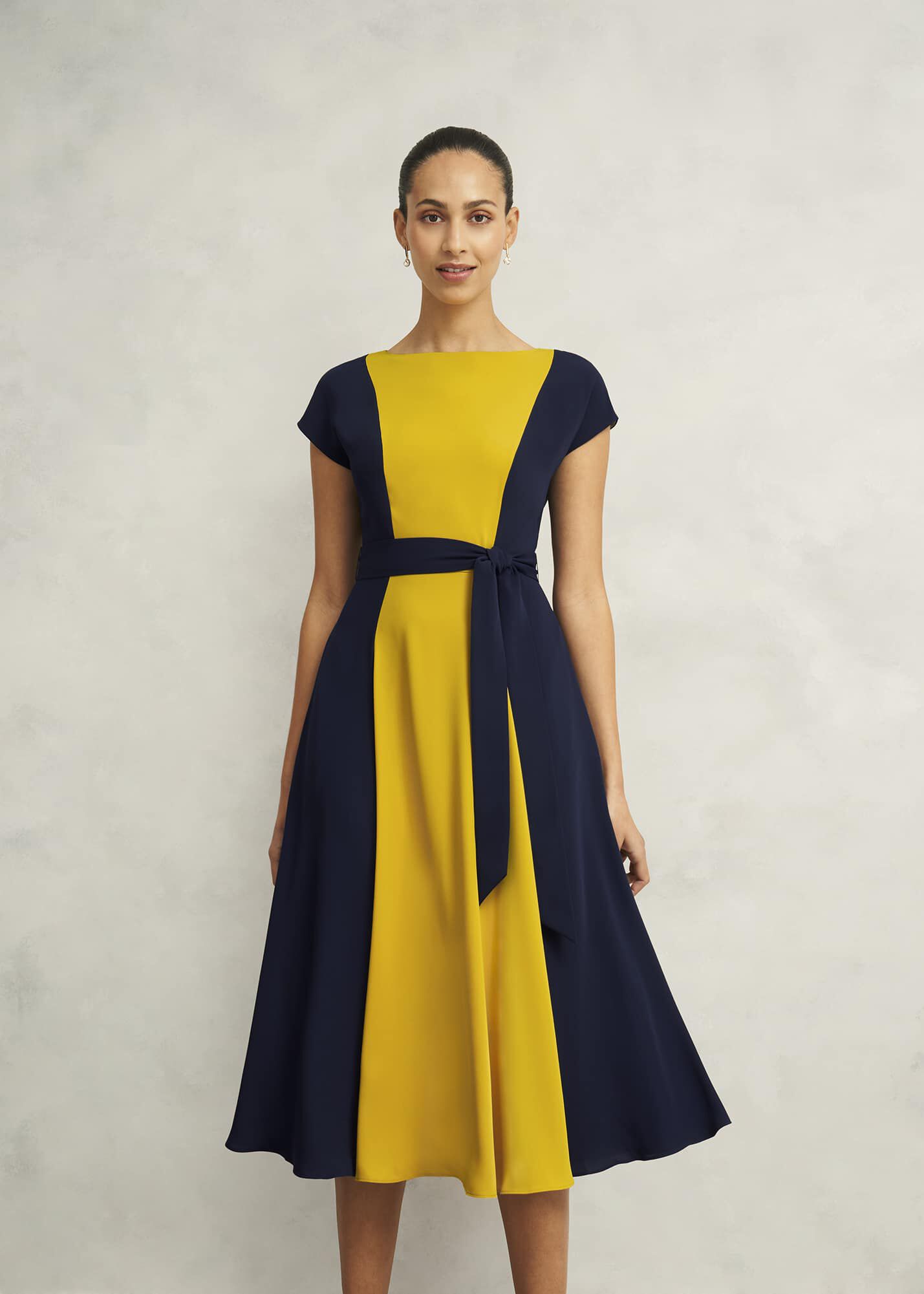 Emery Tie Belted Dress
