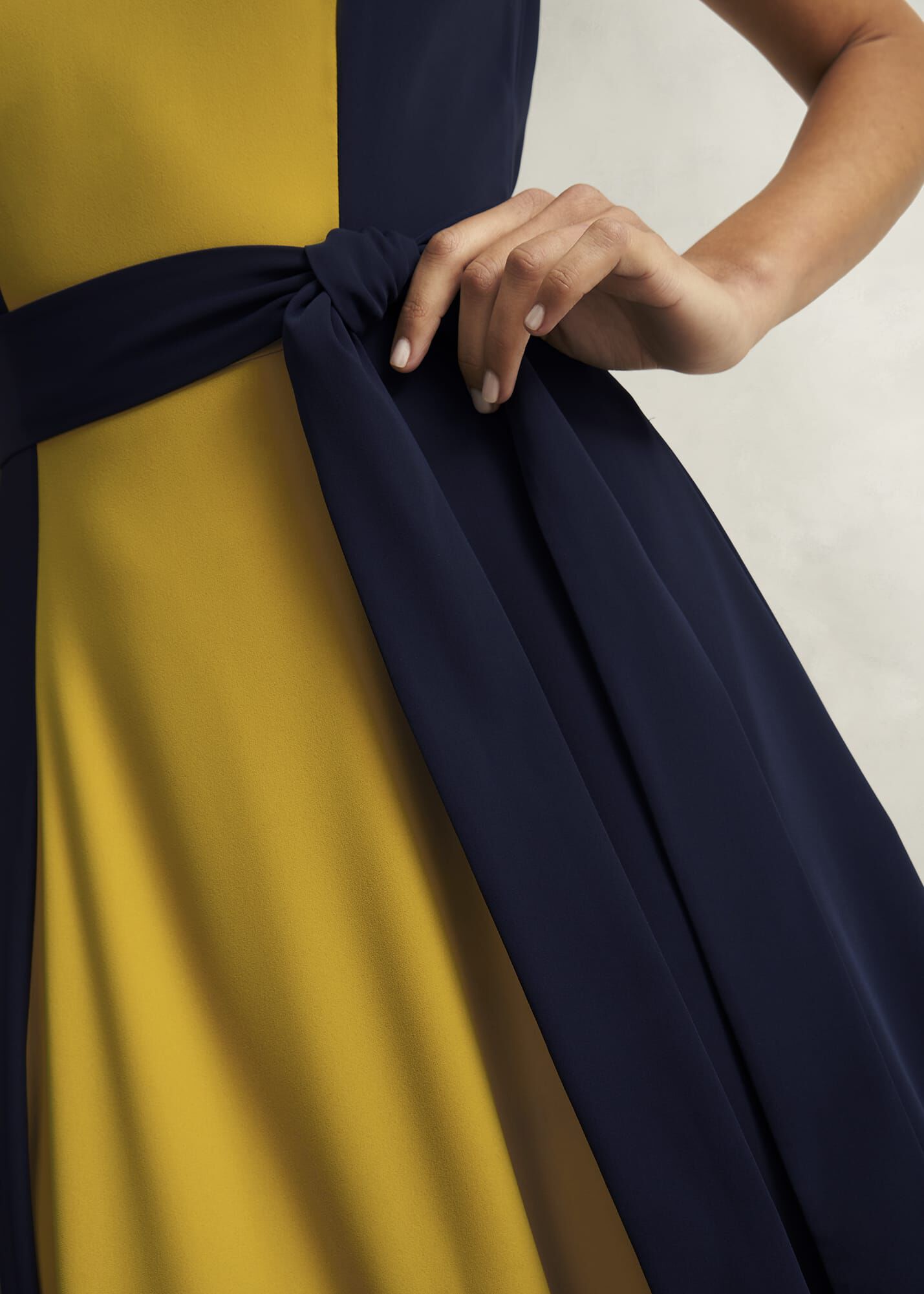Emery Tie Belted Dress