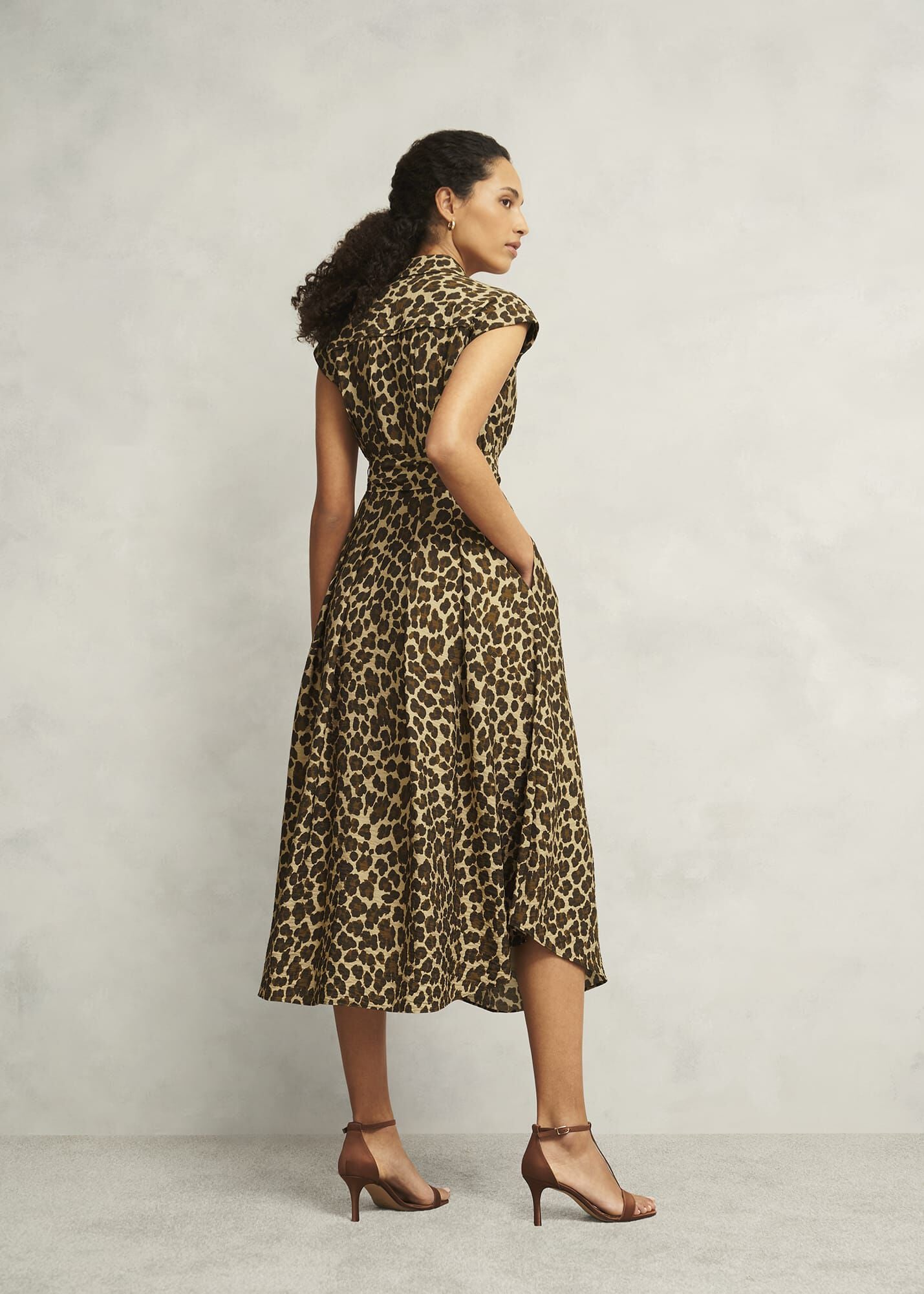 Hurst Leopard Shirt Dress
