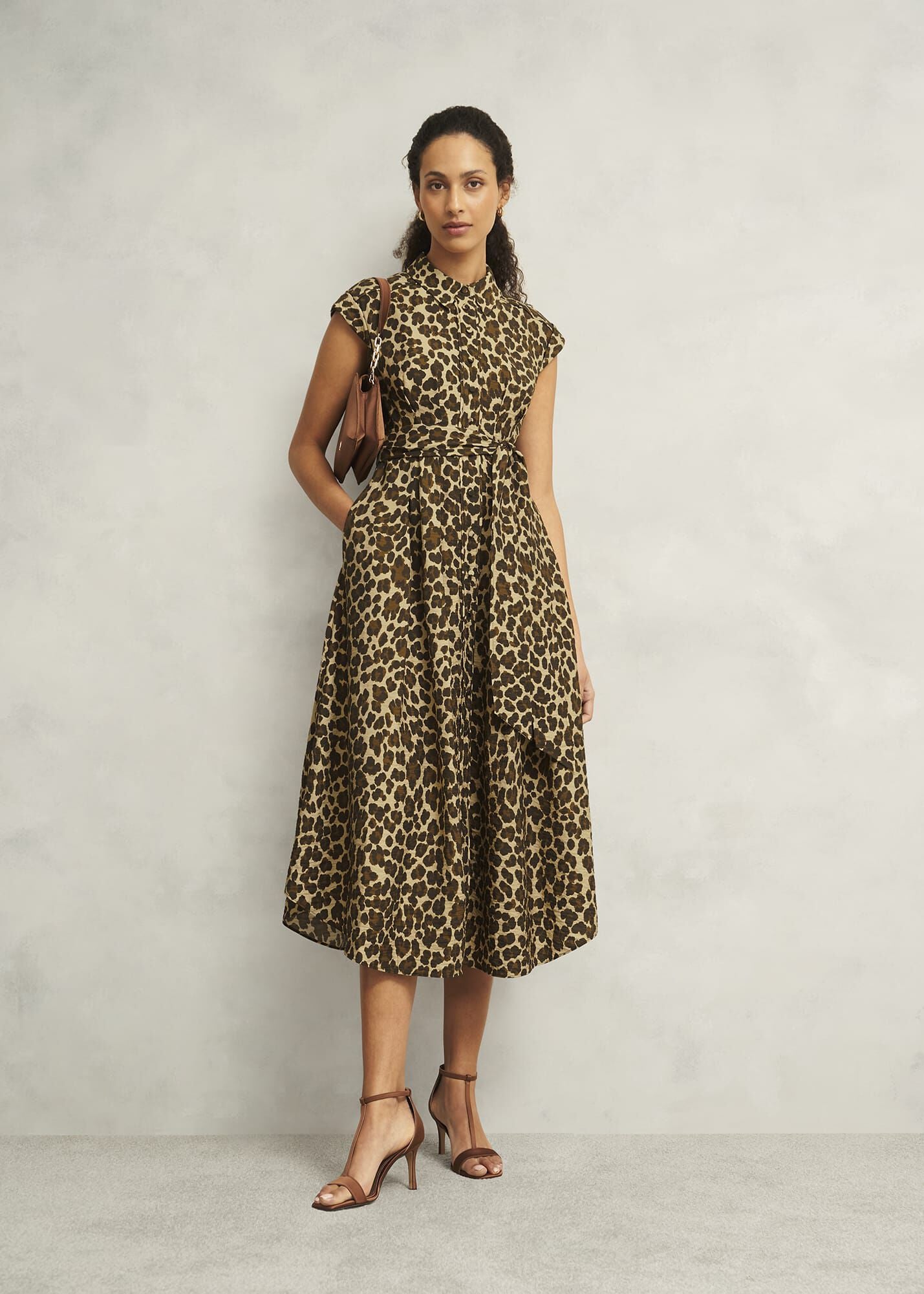 Hurst Leopard Shirt Dress