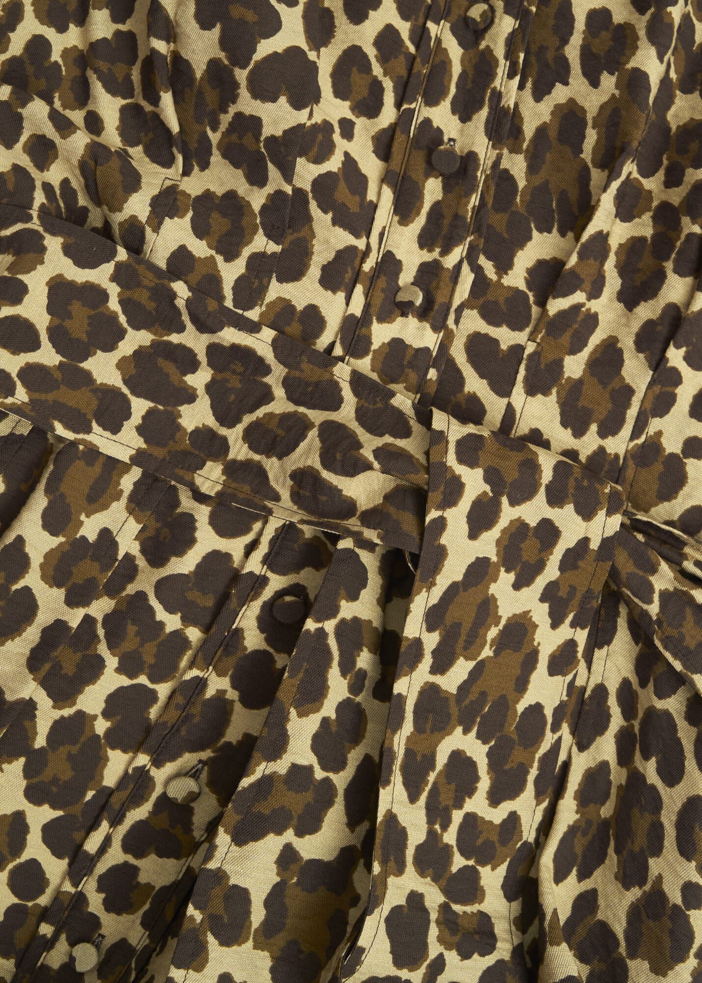 Hurst Leopard Shirt Dress