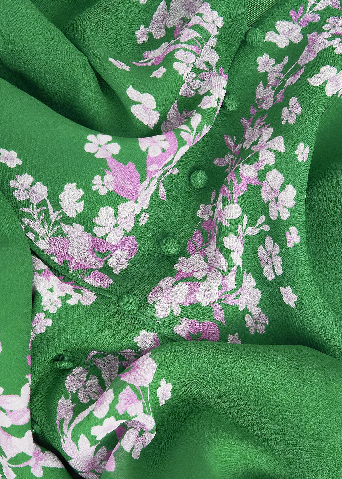 Ana Silk Floral Dress