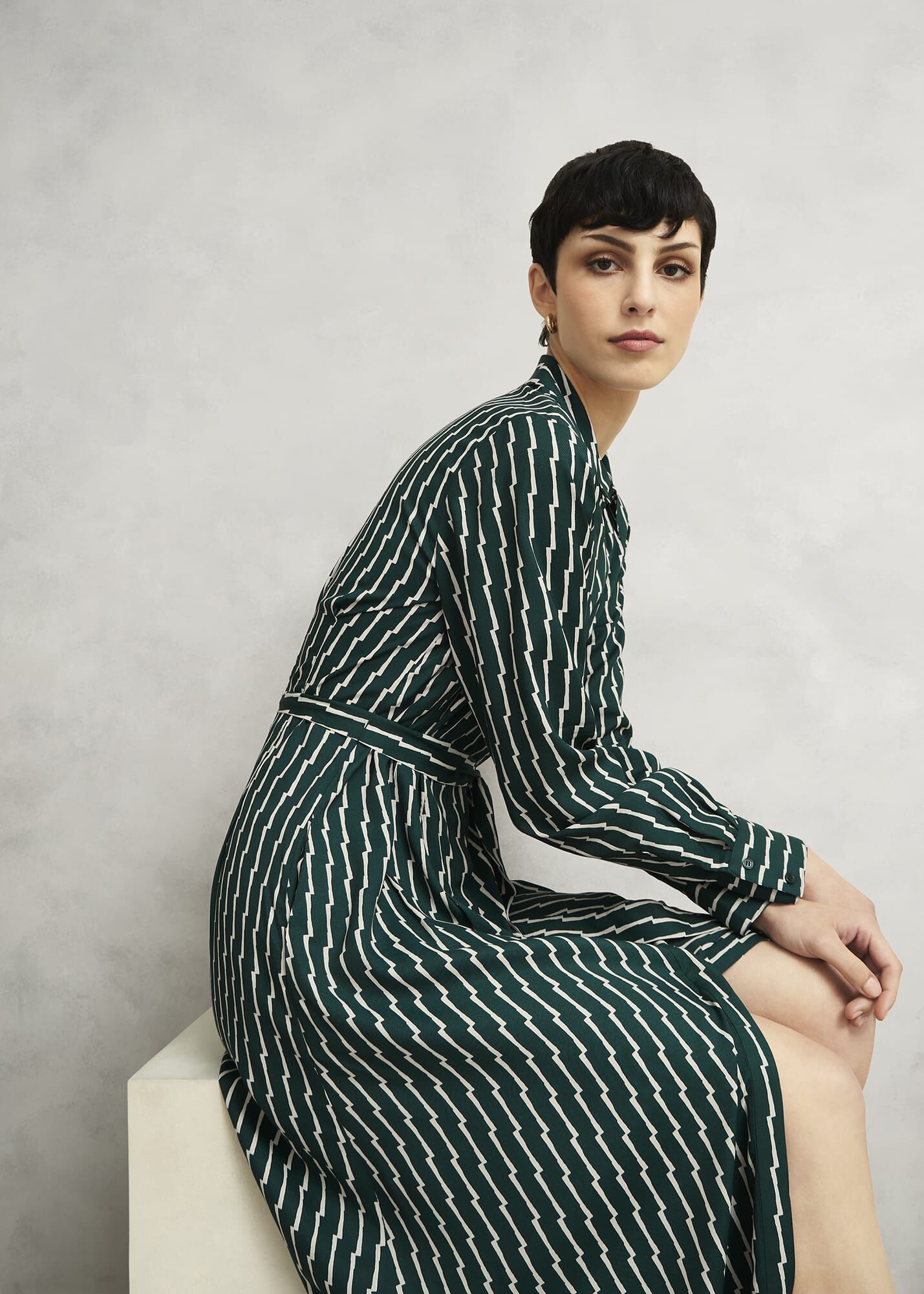 Serpentine Shirt Dress