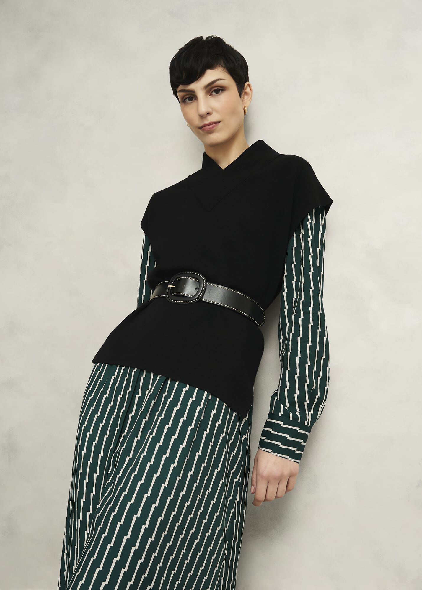 Serpentine Shirt Dress