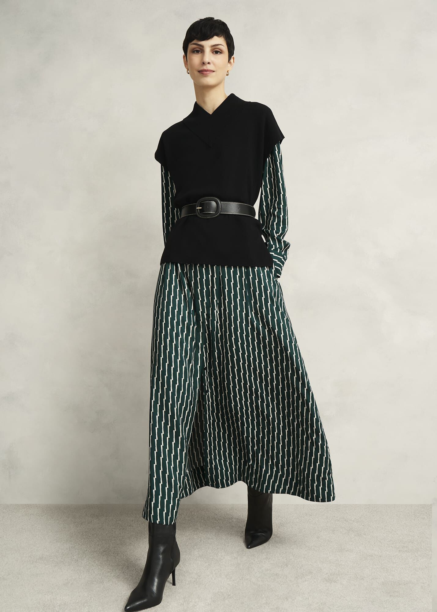 Serpentine Shirt Dress