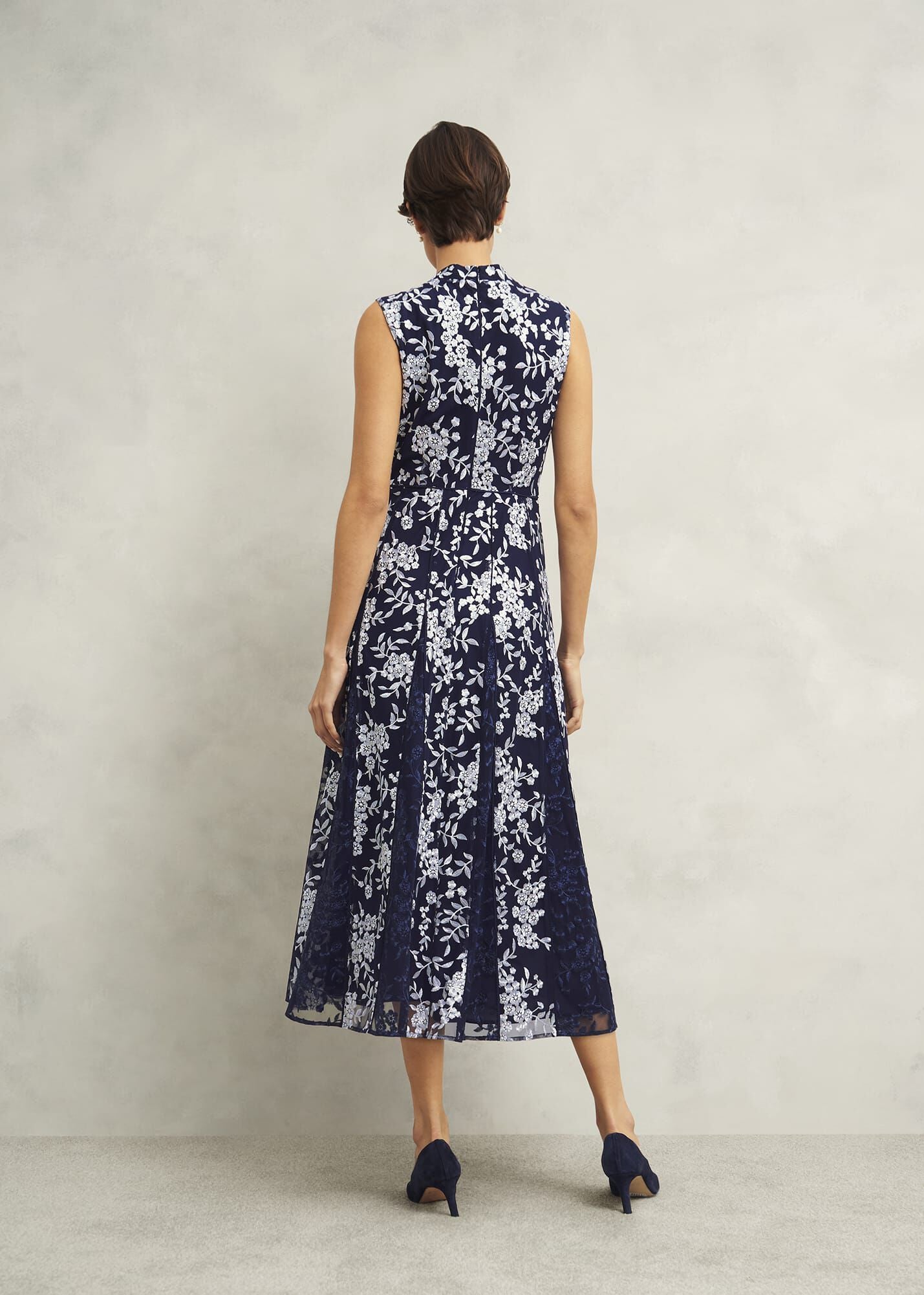 Petite Quin Embroidered Dress