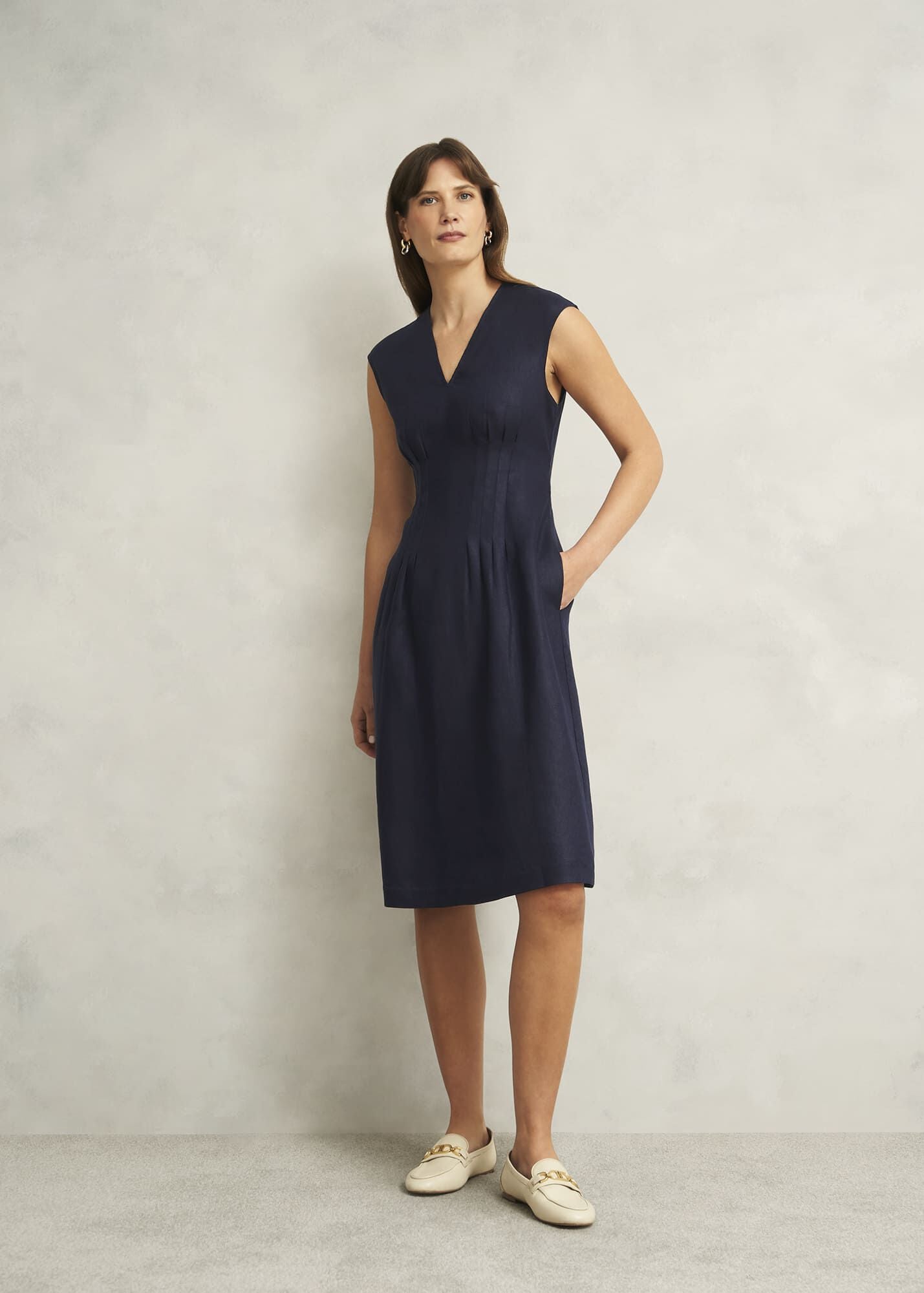 Petite Kayleigh Linen Dress