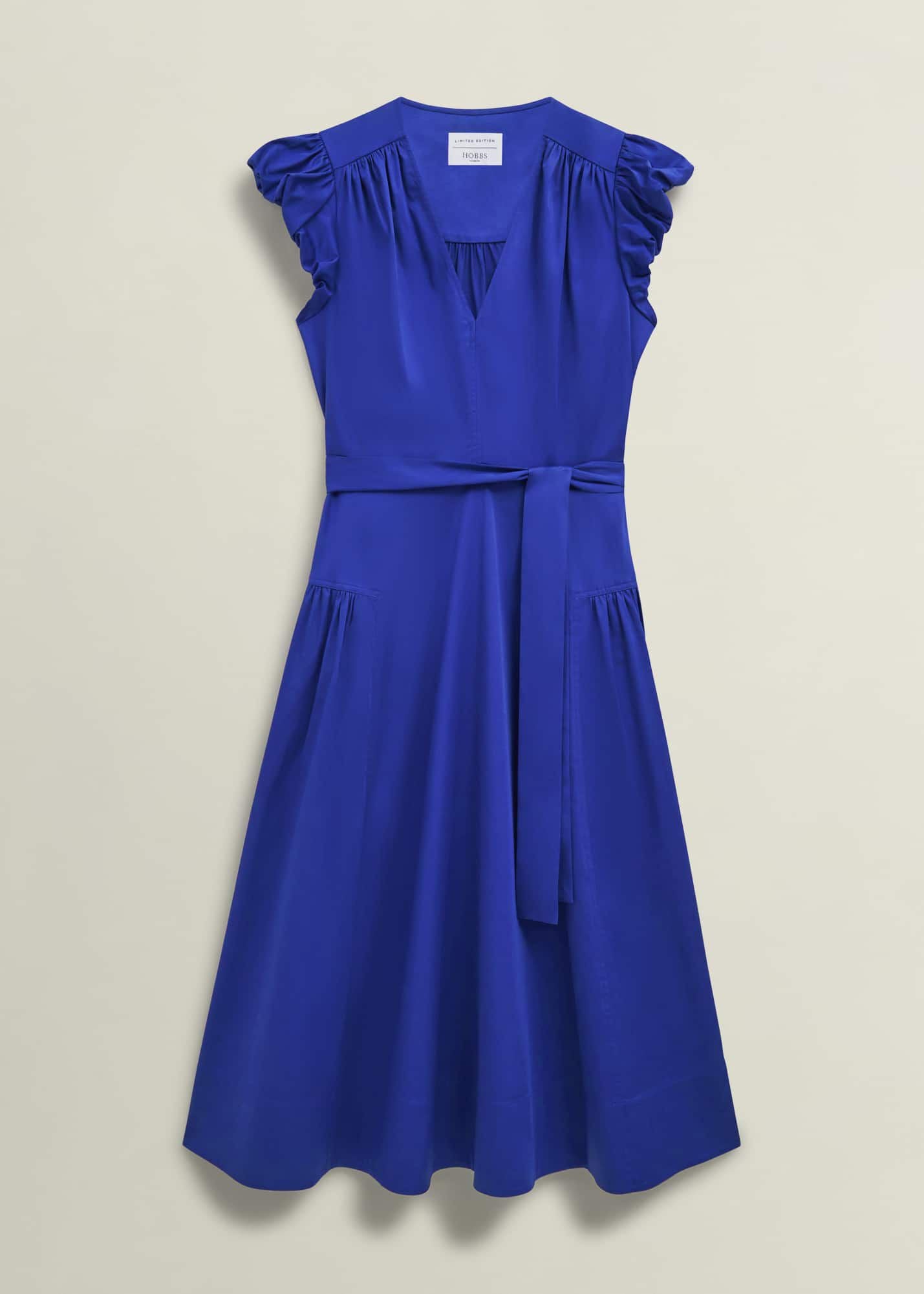 Kinder Cotton Blend Midi Dress