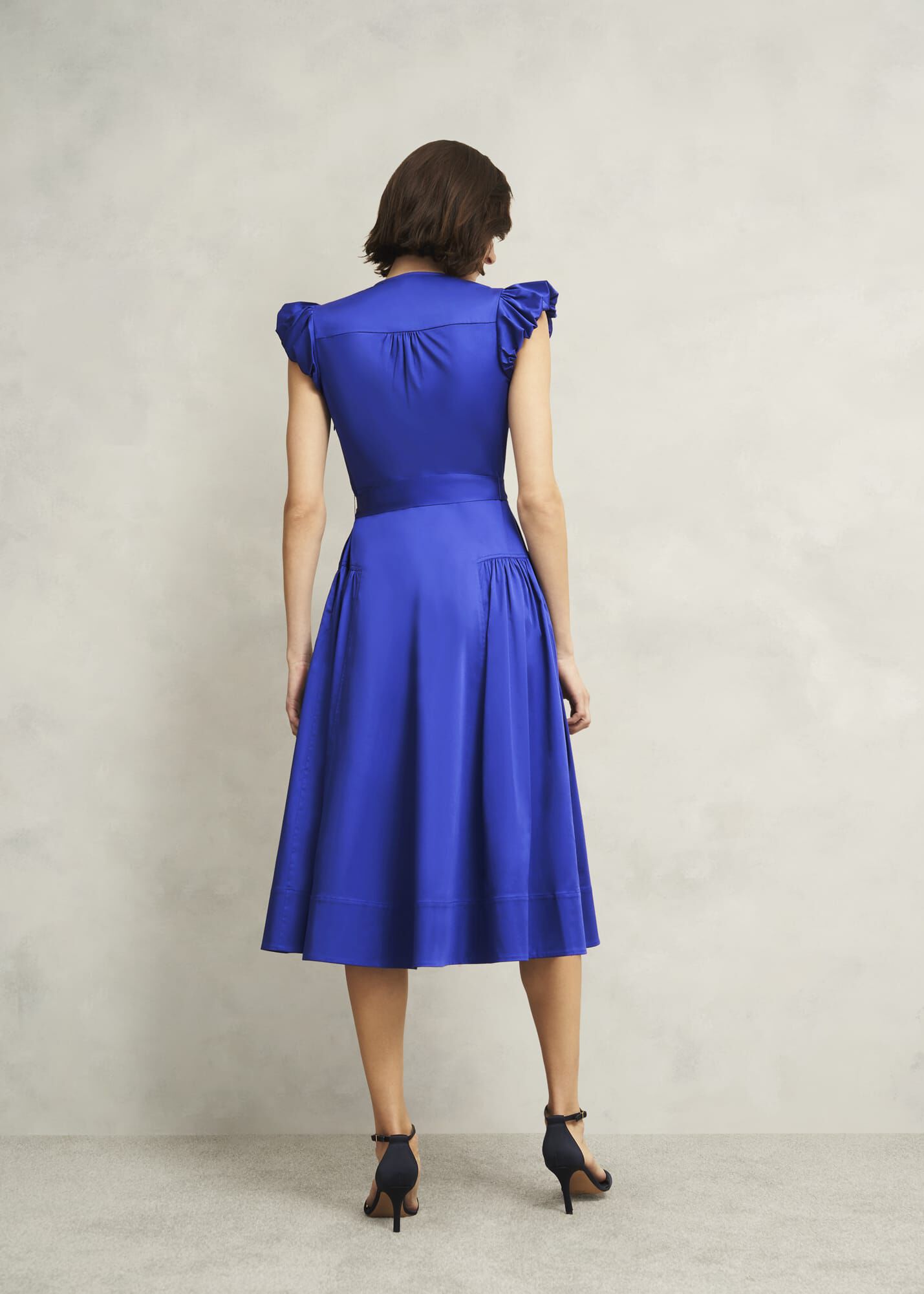 Kinder Cotton Blend Midi Dress