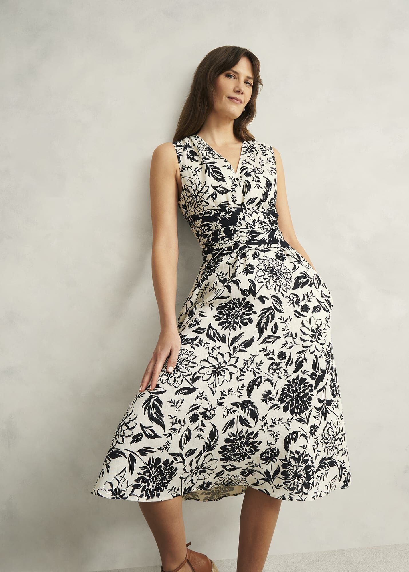 Petite Teagan Linen Dress