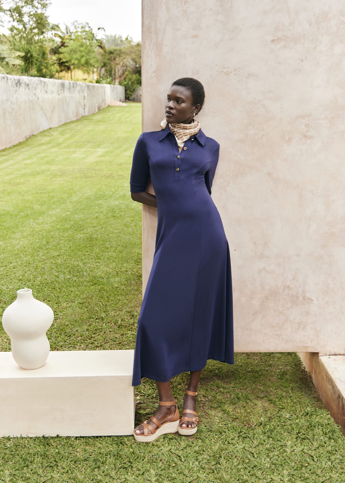 Azaria Ponte Dress