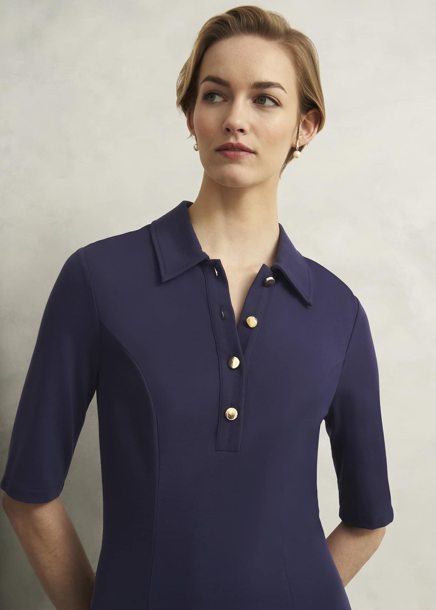 Azaria Ponte Dress